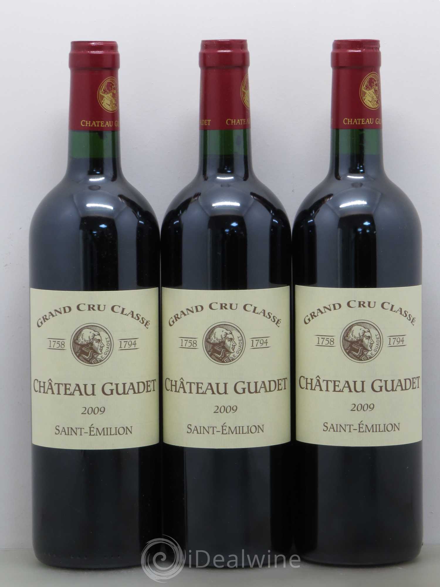 Château Guadet  Grand Cru Classé 2009 - Lot de 12 bouteilles - 3