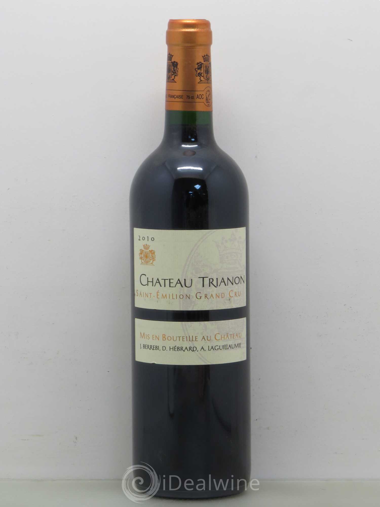 Château Trianon 2010 - Lot de 1 bouteille - 0