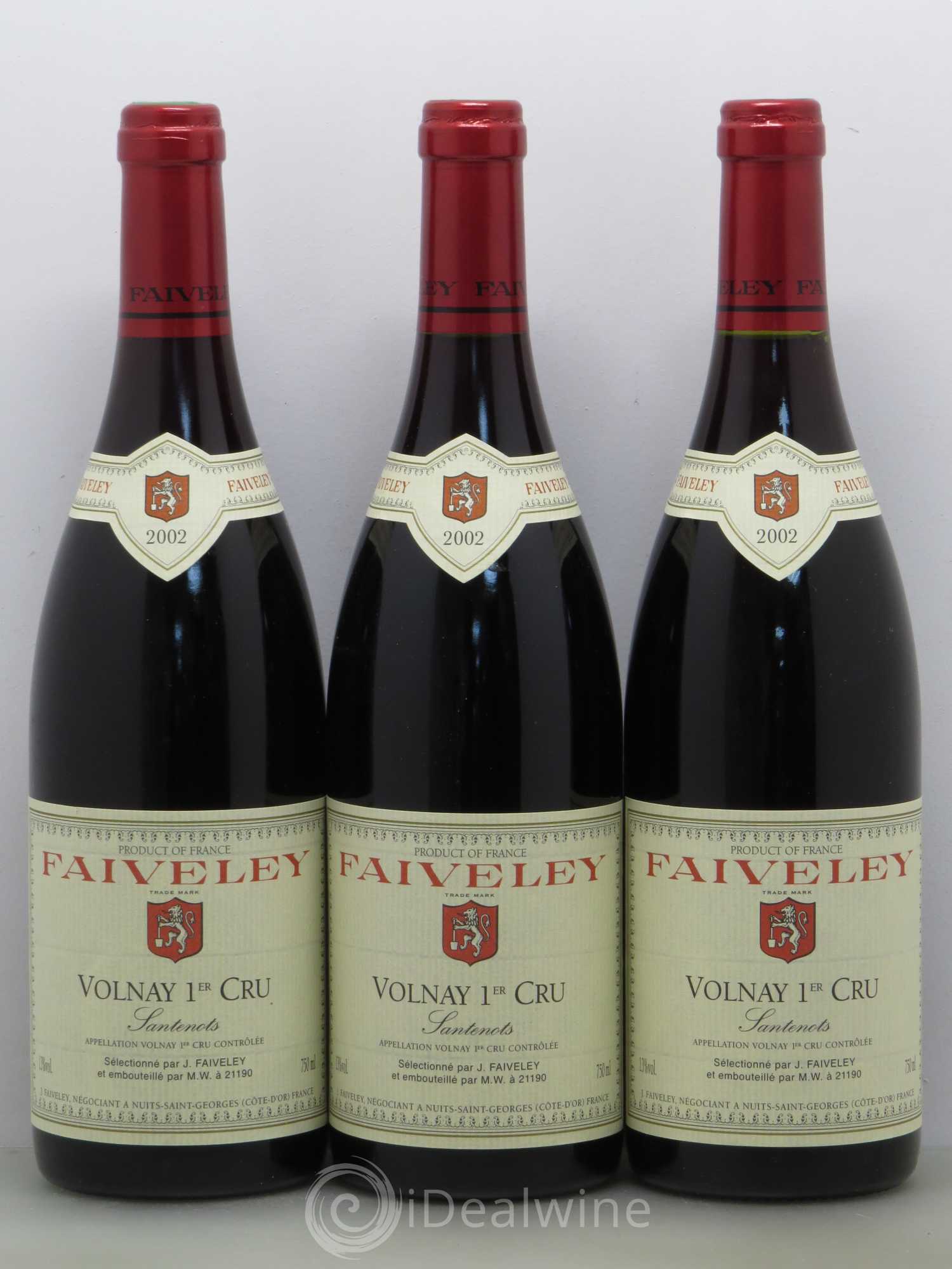 Volnay 1er Cru Santenots Faiveley 2002 - Lot de 6 bouteilles - 2