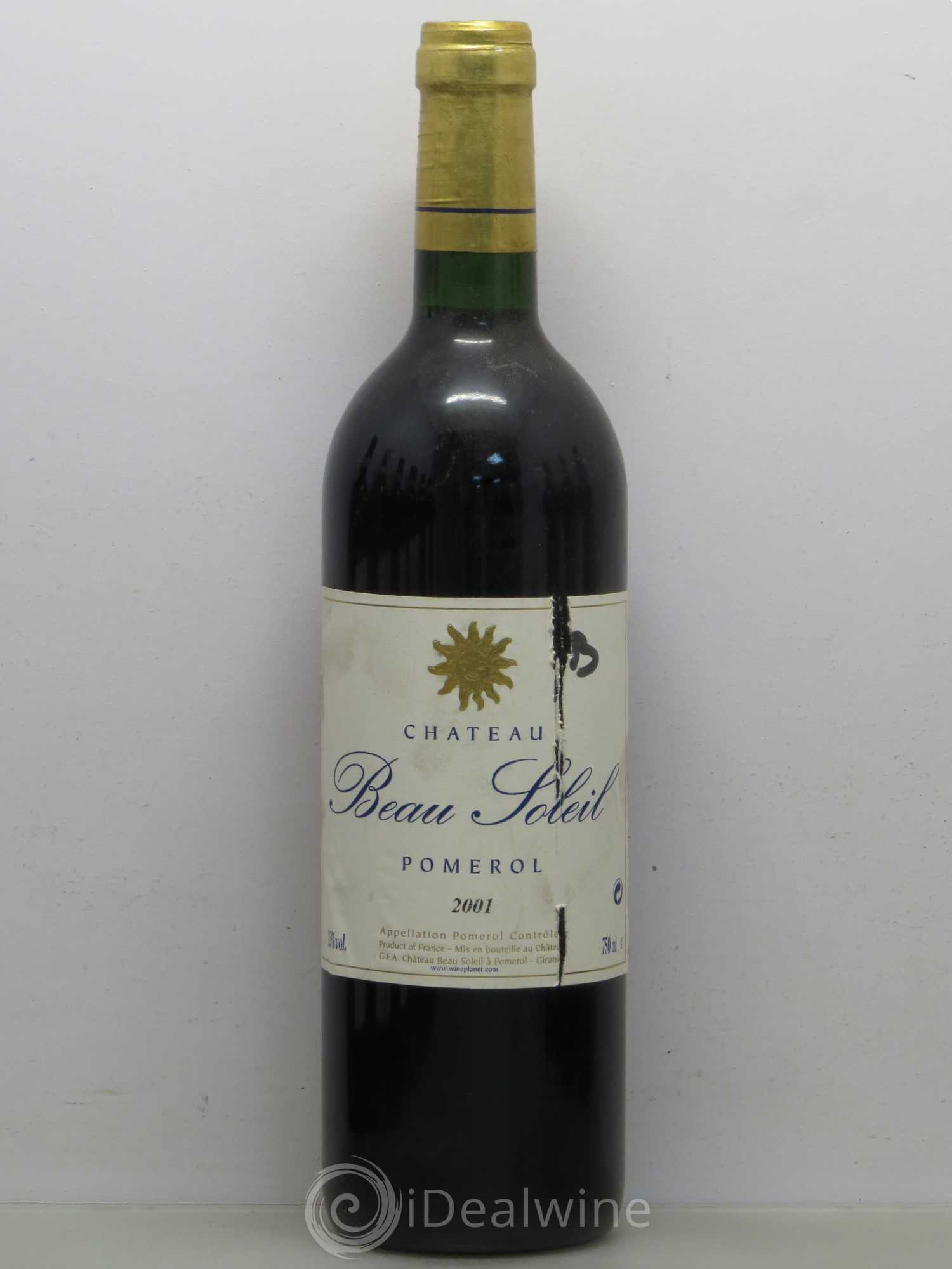 Château Beau Soleil 2001 - Lot of 1 bottle - 0