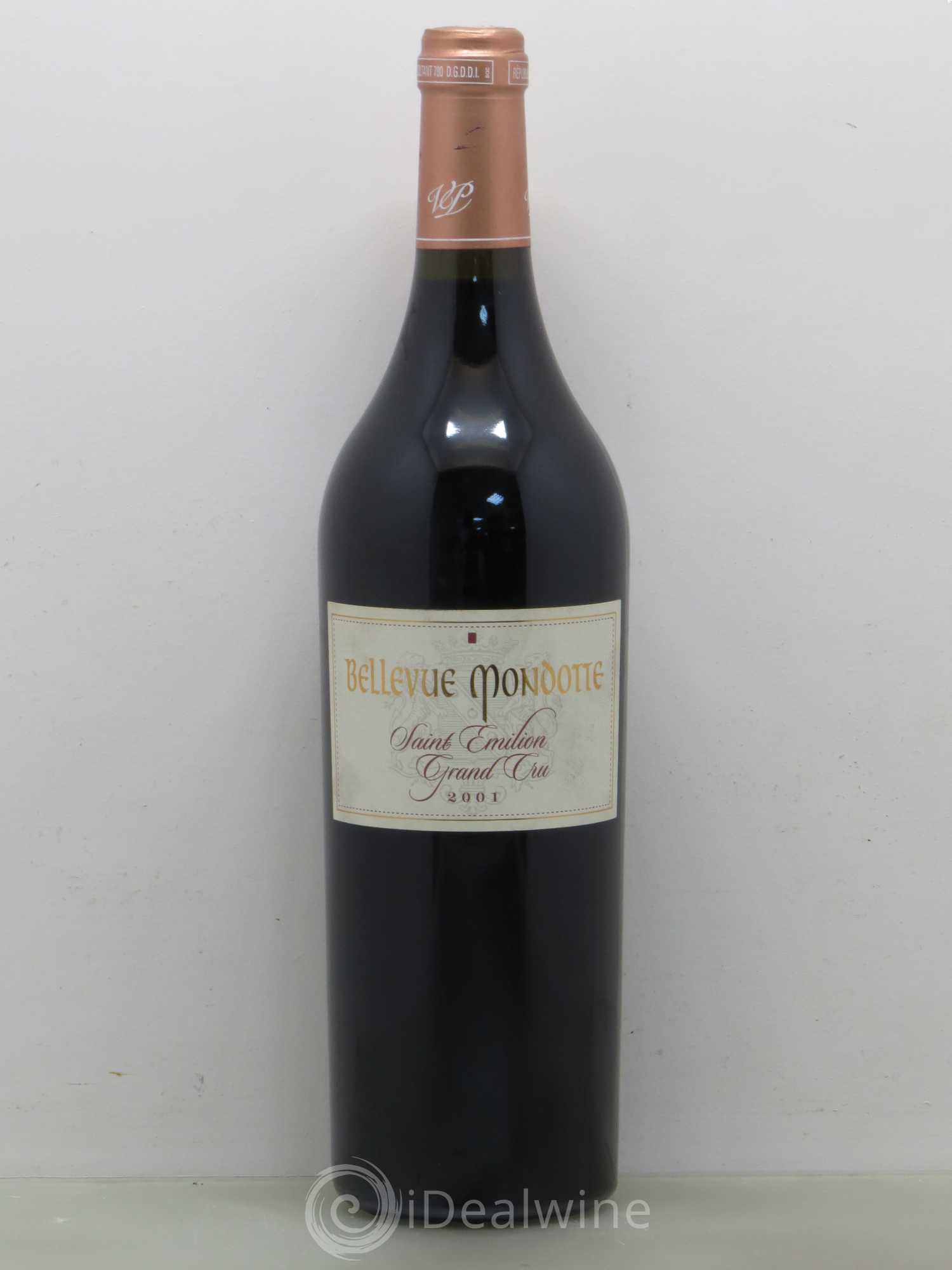 Château Bellevue Mondotte 2001 - Lot de 1 bouteille - 0