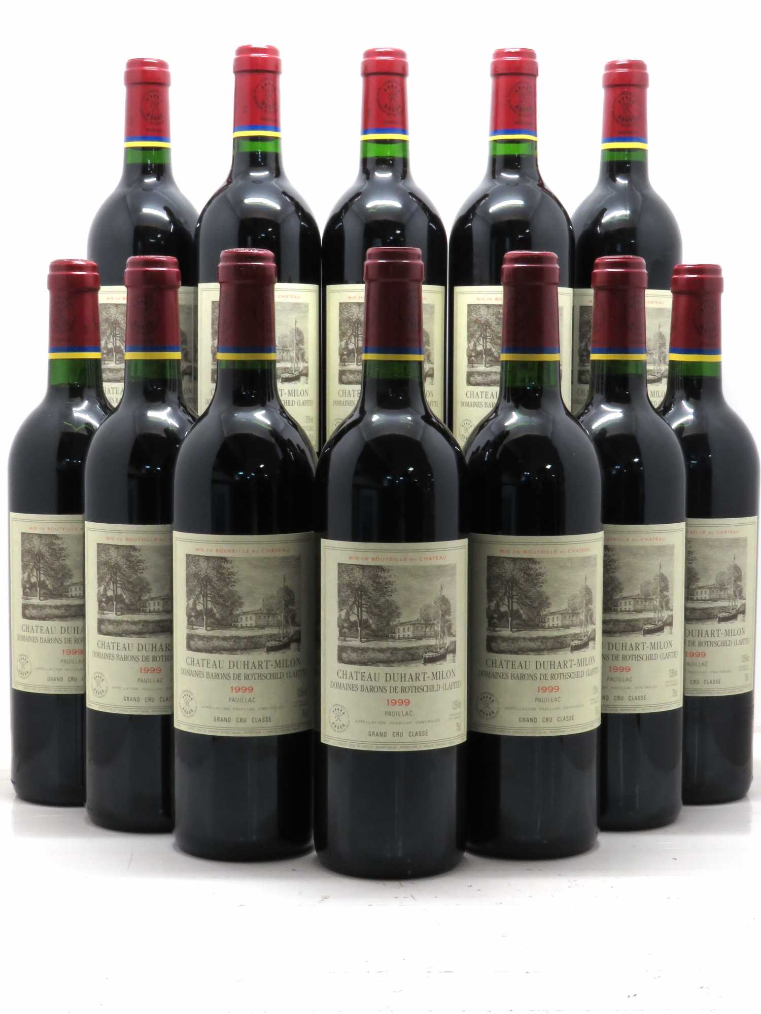 Château Duhart-Milon 4ème Grand Cru Classé 1999 - Lot of 12 bottles - 0