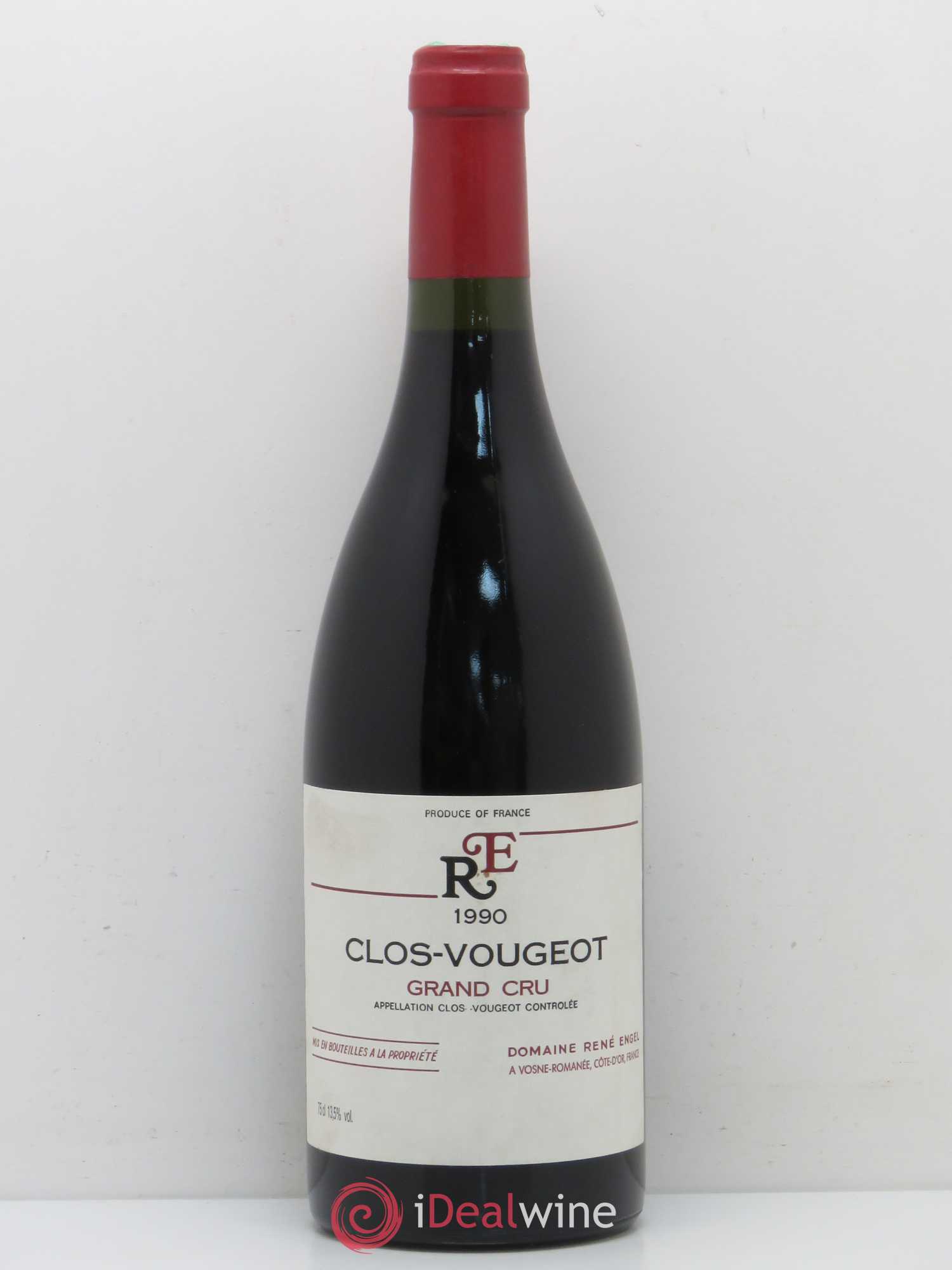 Clos de Vougeot Grand Cru Domaine René Engel - Domaine Eugénie 1990 - Lot de 1 bouteille - 0