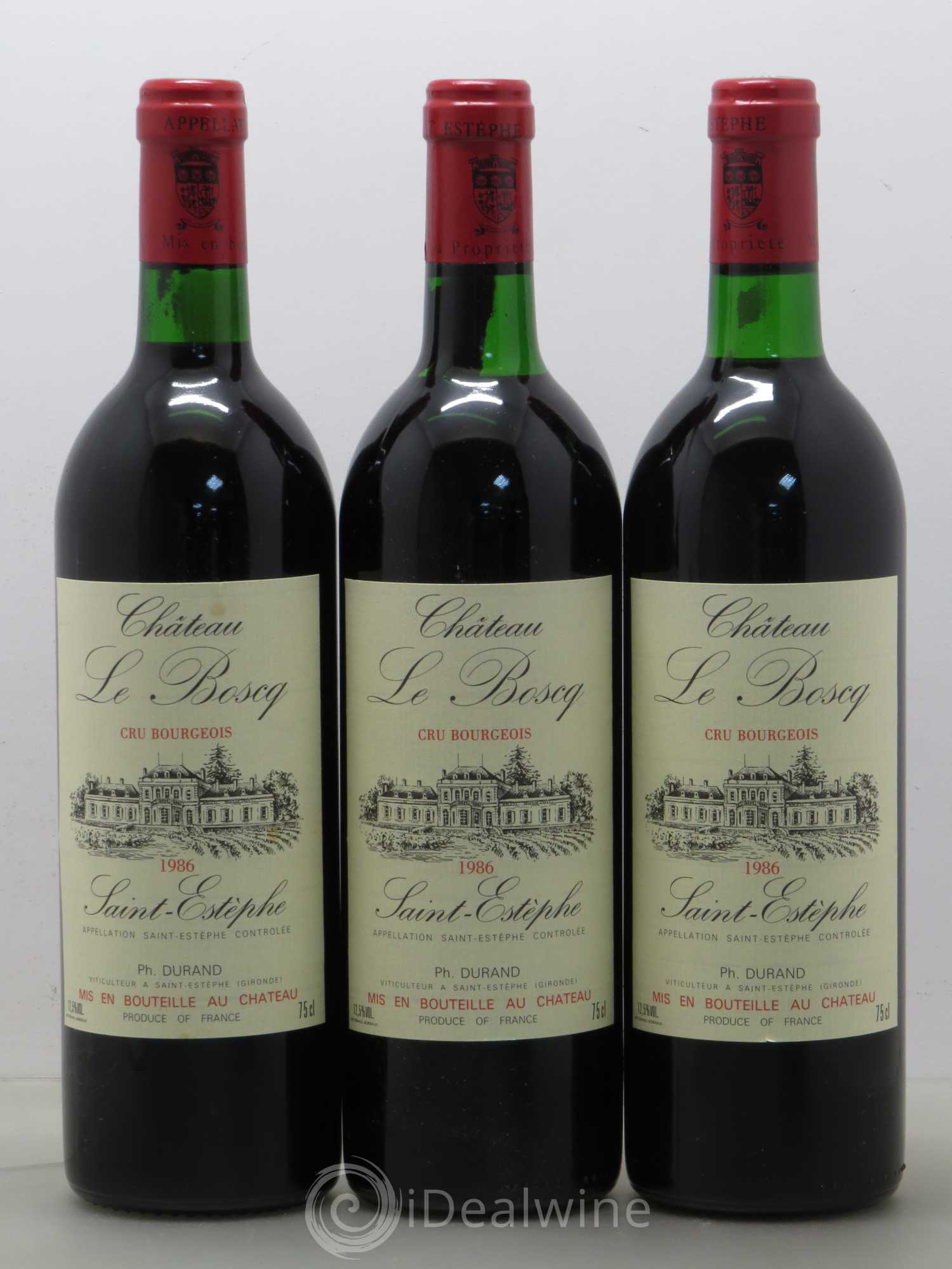 Château le Boscq Cru Bourgeois  (sans prix de réserve) 1986 - Lot de 6 bouteilles - 2