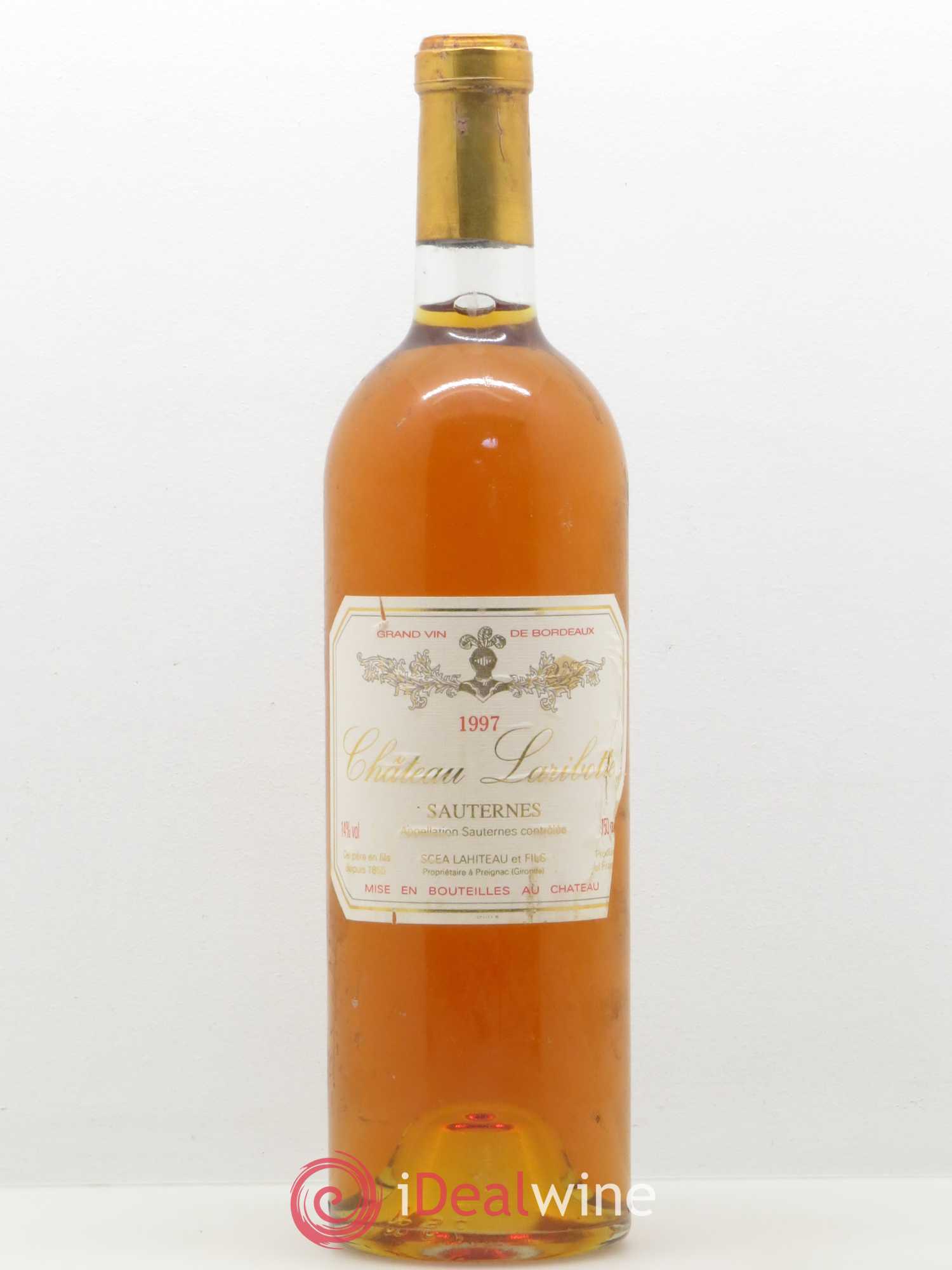 Sauternes Château Laribotte 1997 - Lot of 1 bottle - 0