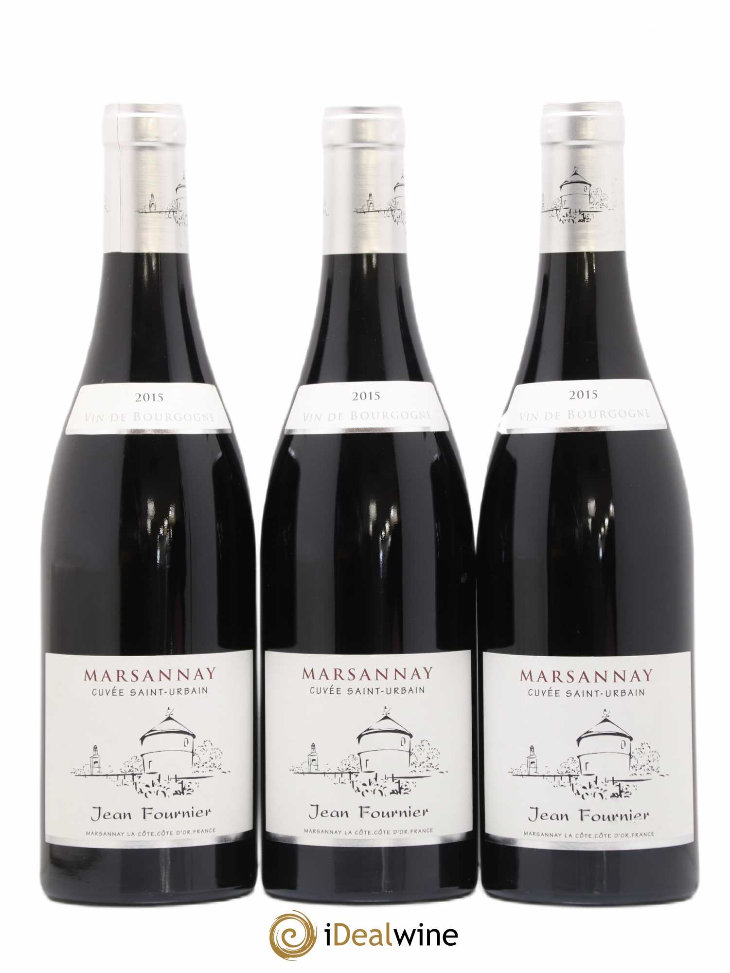 Marsannay Clos Saint-Urbain Jean Fournier (Domaine) 2015 - Lot de 3 bouteilles - 0