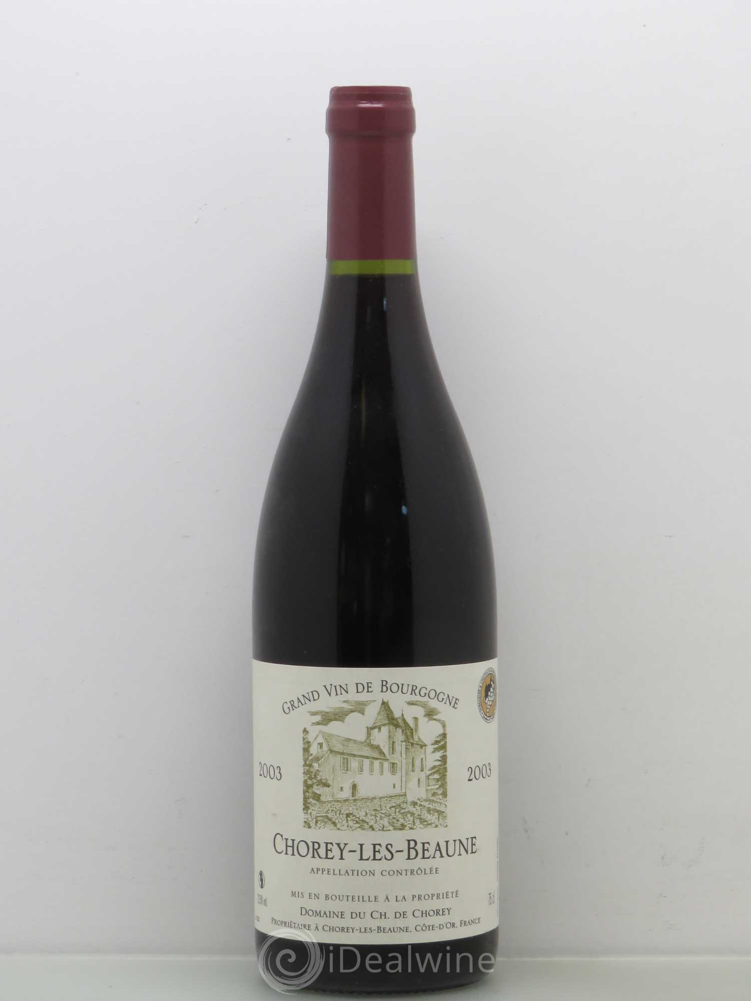 Chorey-lès-Beaune Domaine du Château de Chorey 2003 - Lot de 1 bouteille - 0