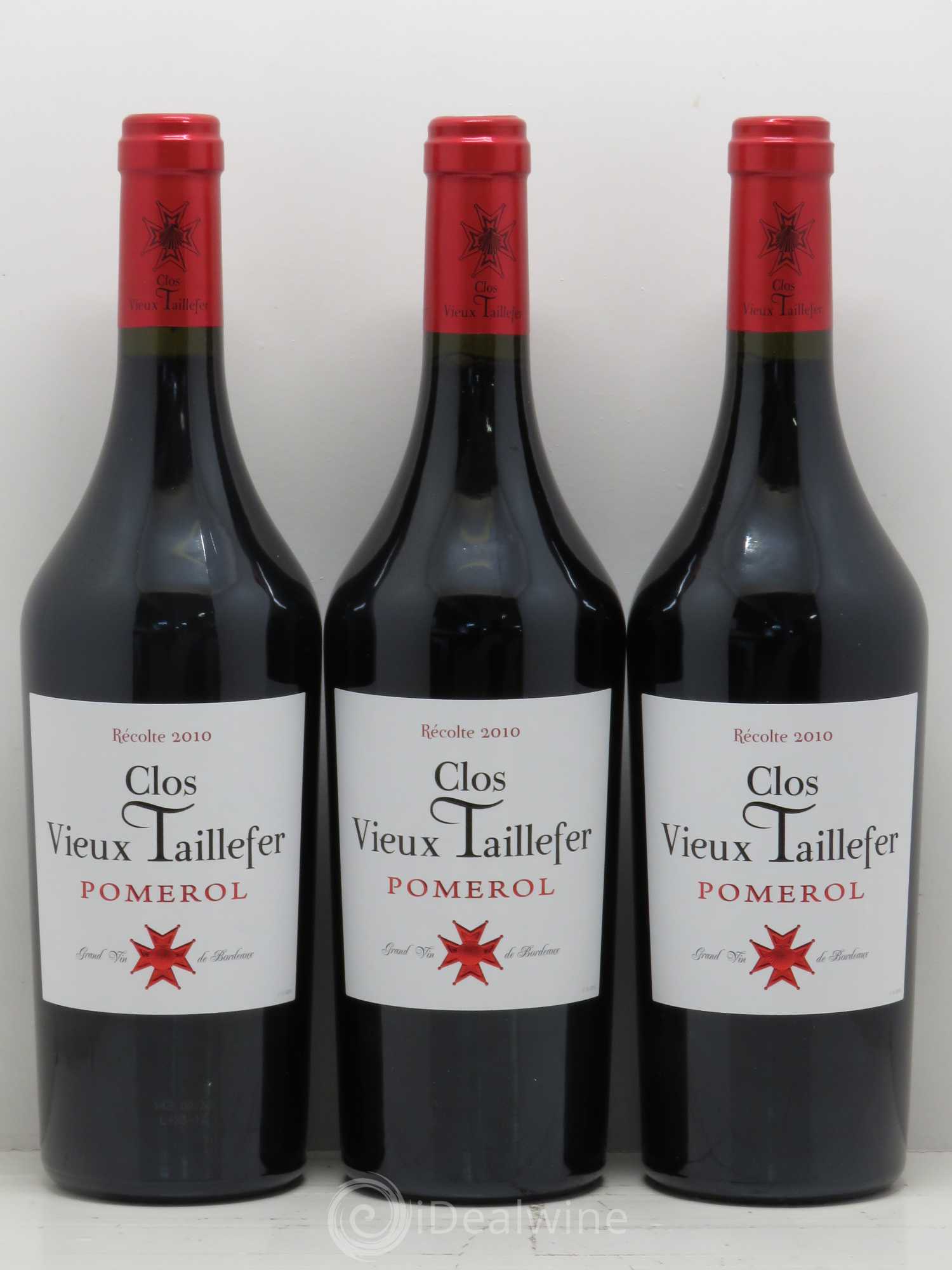 Pomerol Clos Vieux Taillefer 2010 - Lot de 6 bouteilles - 2