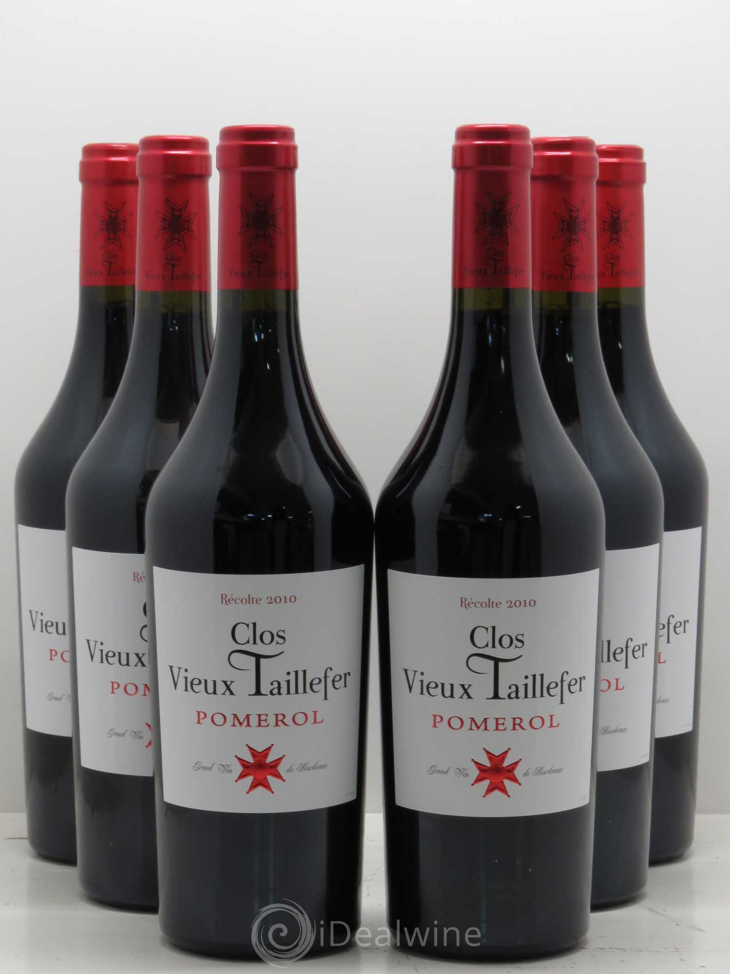 Pomerol Clos Vieux Taillefer 2010 - Lot de 6 bouteilles - 0