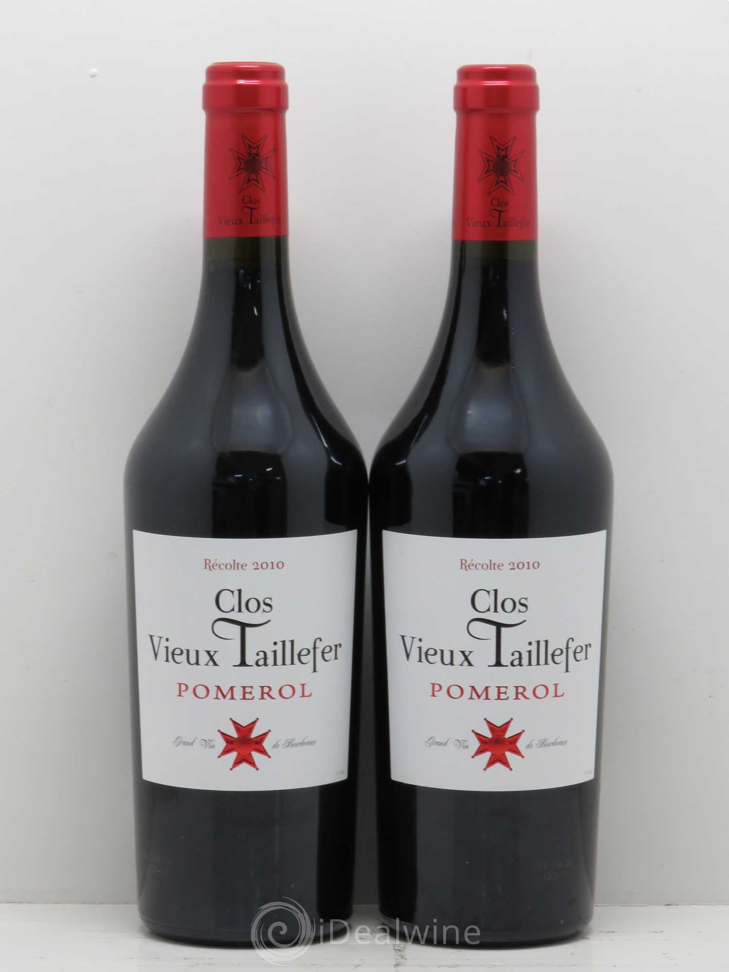 Pomerol Clos Vieux Taillefer 2010 - Lot de 2 bouteilles - 0