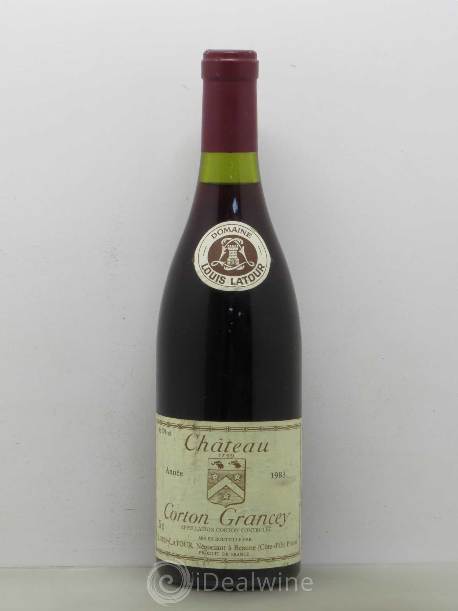 Corton Grand Cru Château Corton Grancey Louis Latour 1983 - Lot of 1 bottle - 0