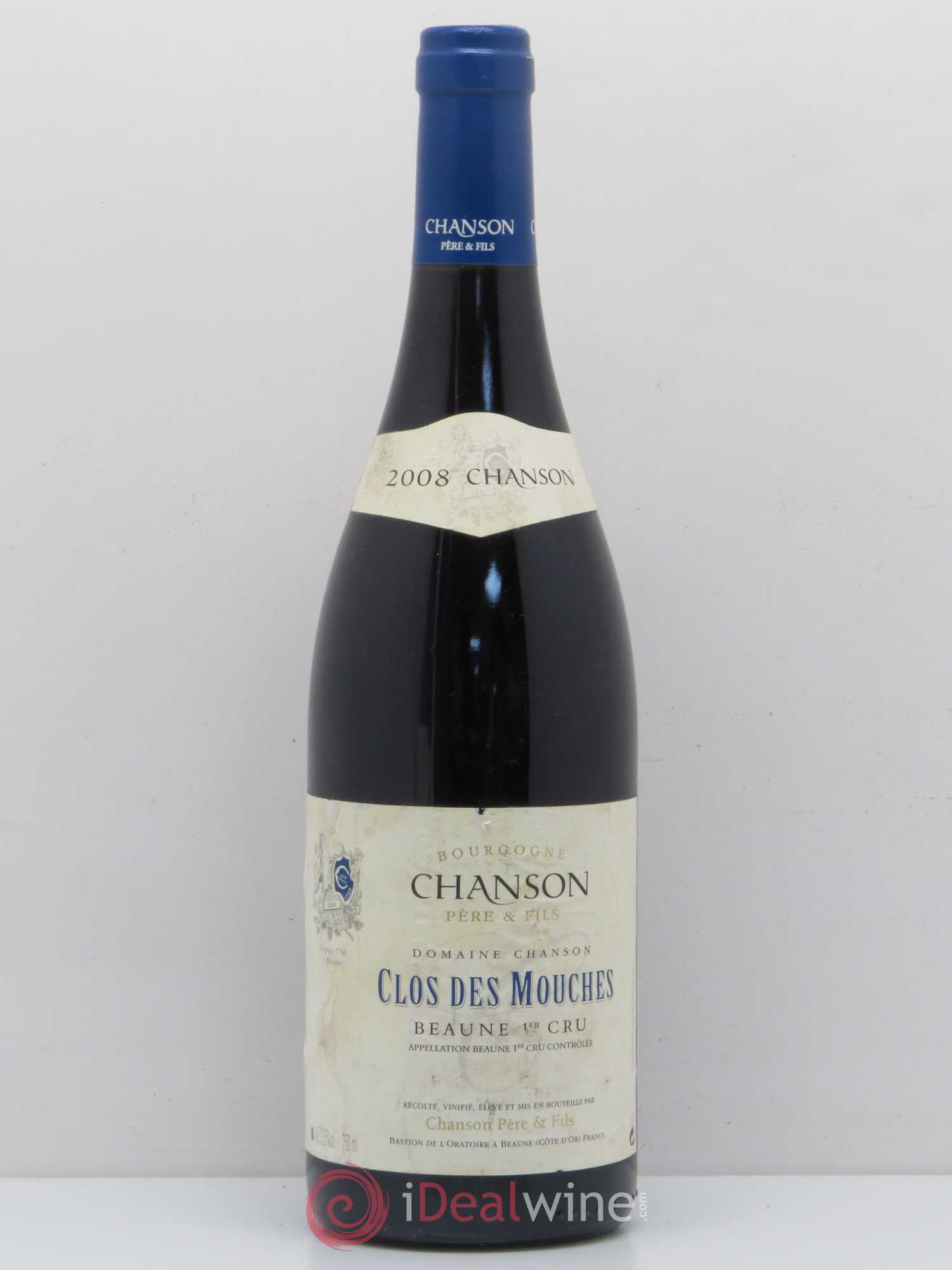 Beaune 1er Cru Clos Des Mouches Chanson 2008 - Lot de 1 bouteille - 0