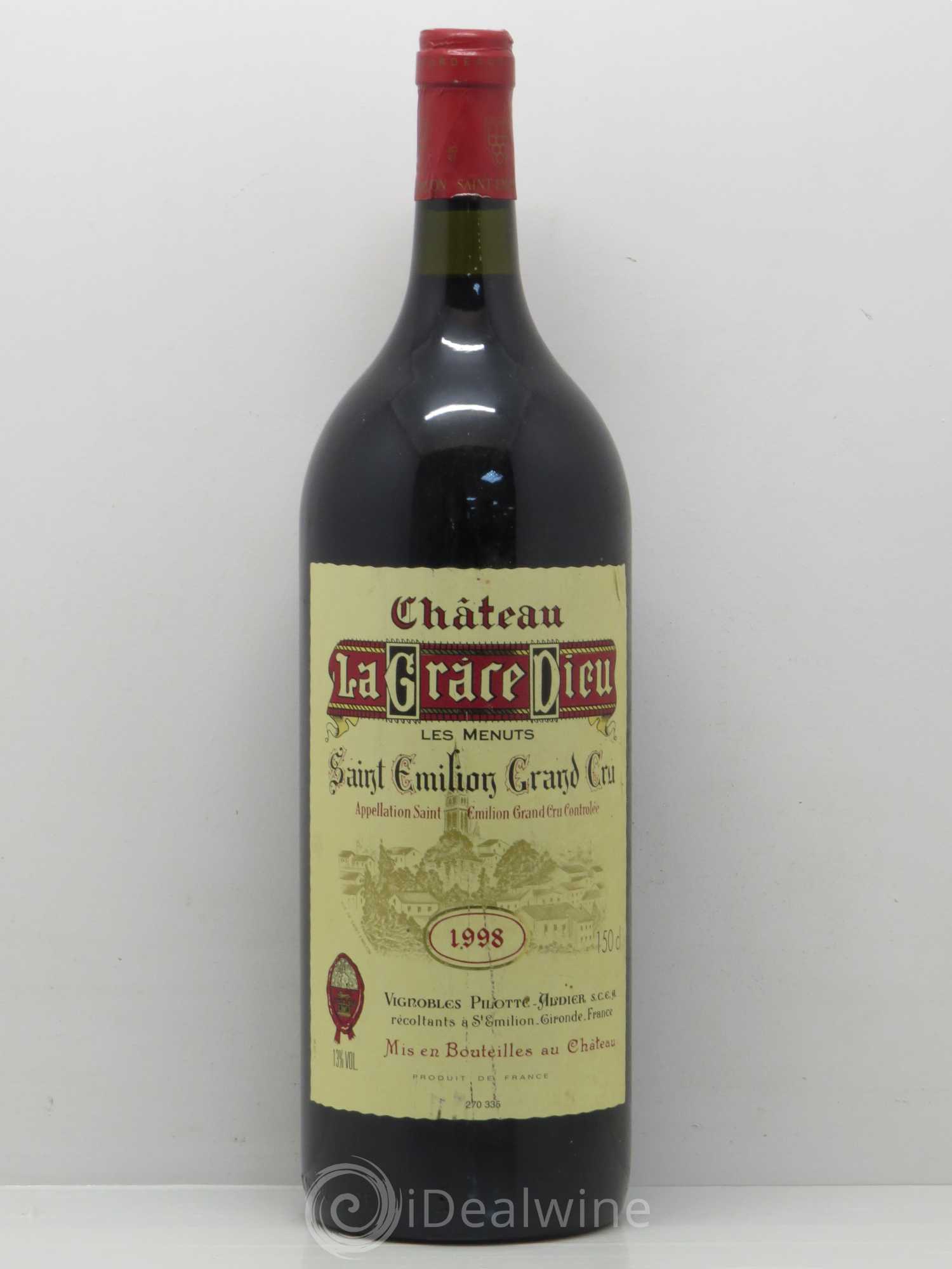 Château la Grâce Dieu 1998 - Lot de 1 magnum - 0