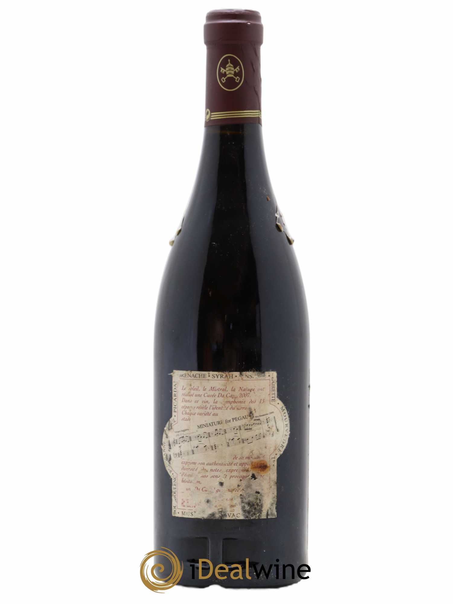 Châteauneuf-du-Pape Domaine du Pégau Cuvée Da Capo Paul et Laurence Féraud 2007 - Lot de 1 bouteille - 1