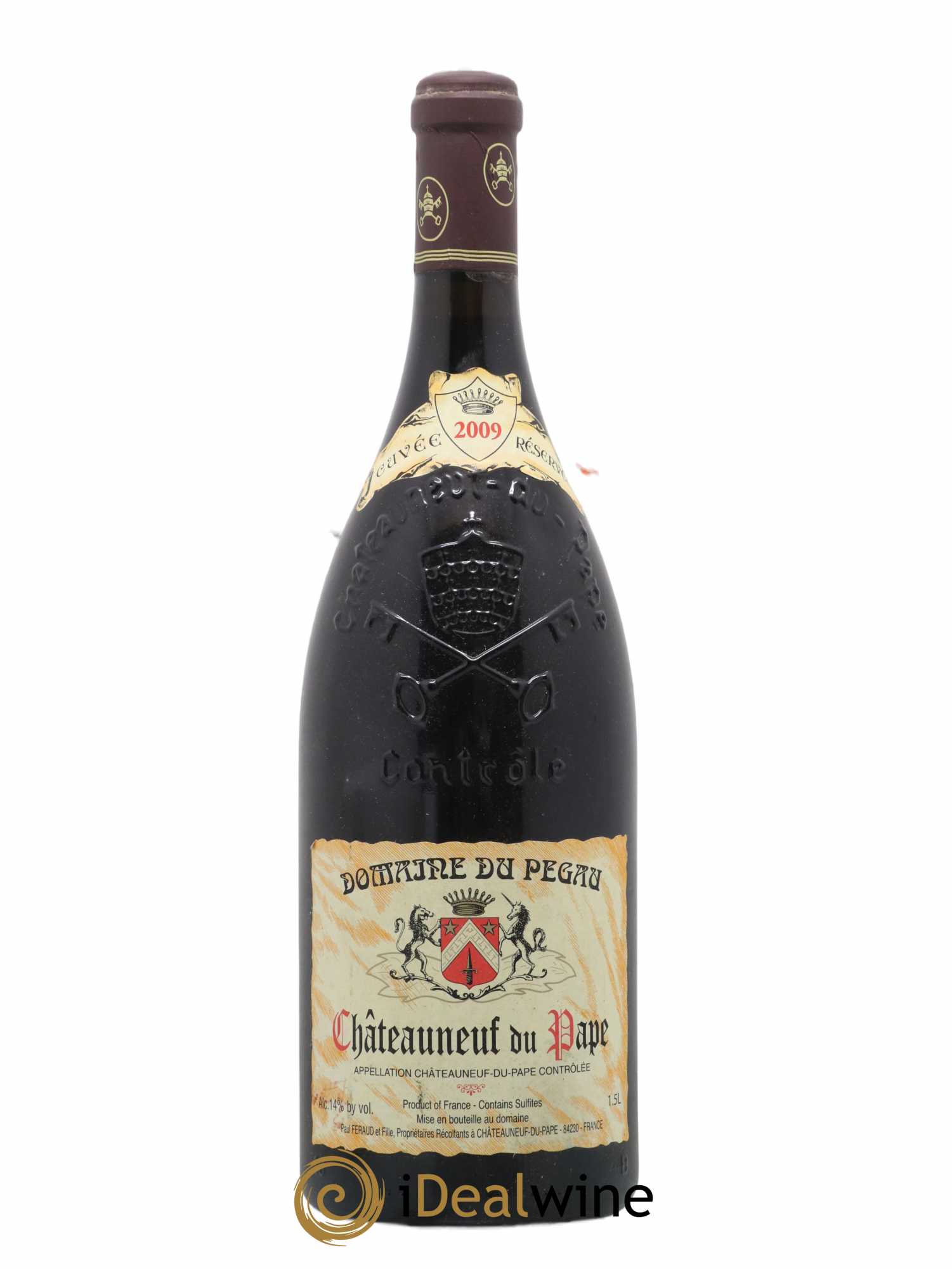 Châteauneuf-du-Pape Domaine du Pégau Cuvée Réservée Paul et Laurence Féraud 2009 - Lot de 1 magnum - 0