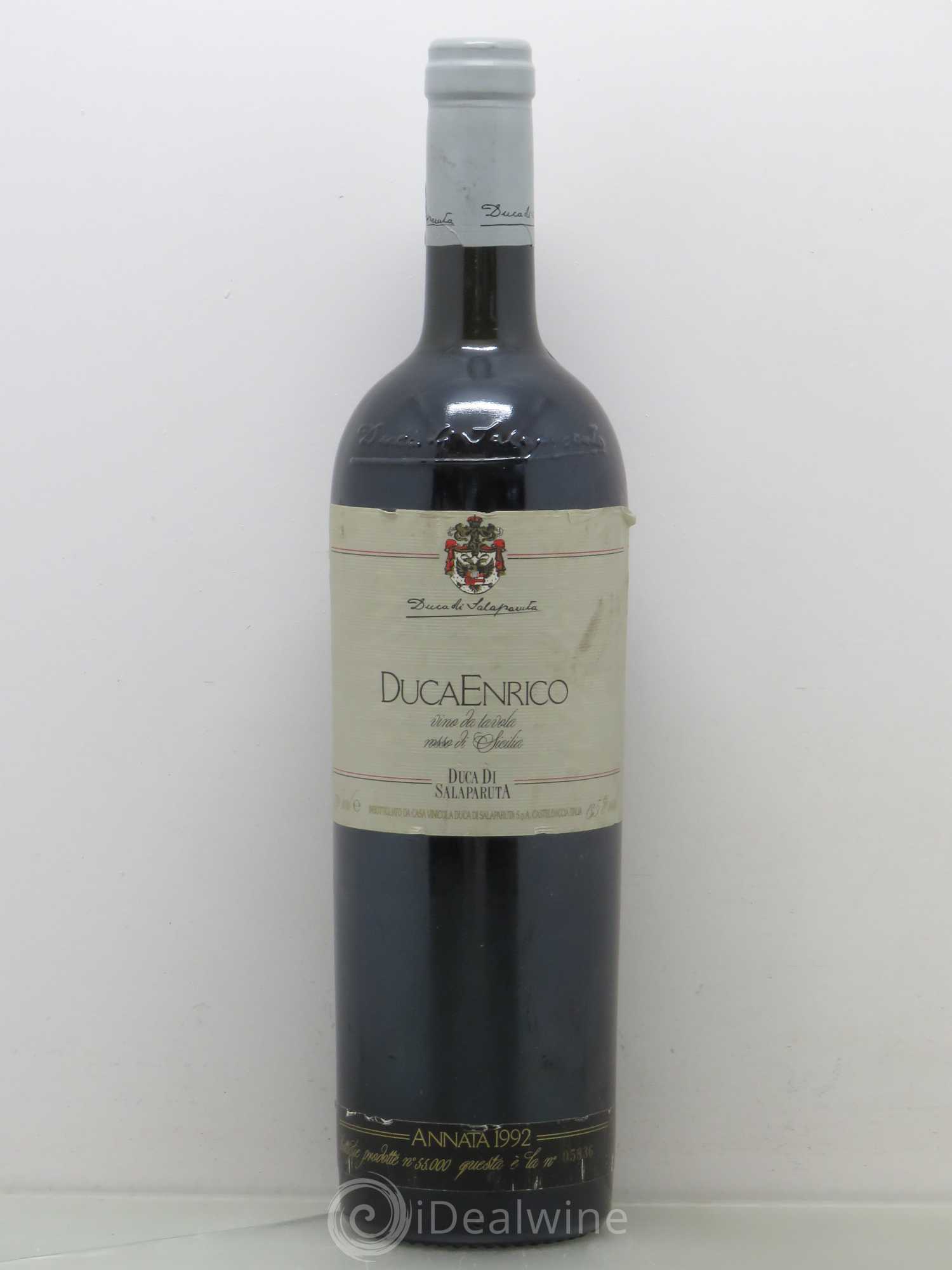 Italie Duca di Salaparuta Duca Enrico 1992 - Lot of 1 bottle - 0