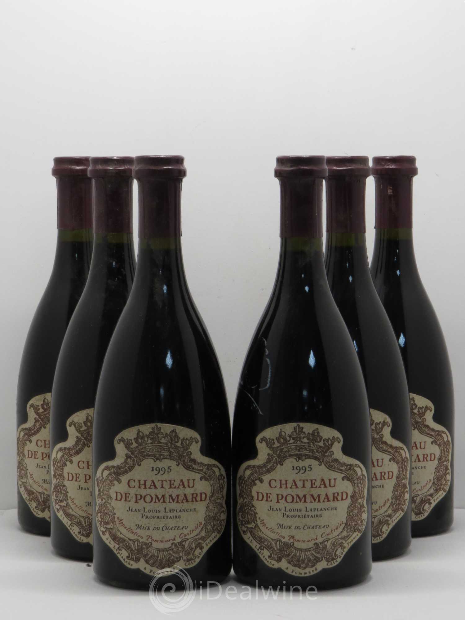 Pommard Château de Pommard 1995 - Lot of 6 bottles - 0