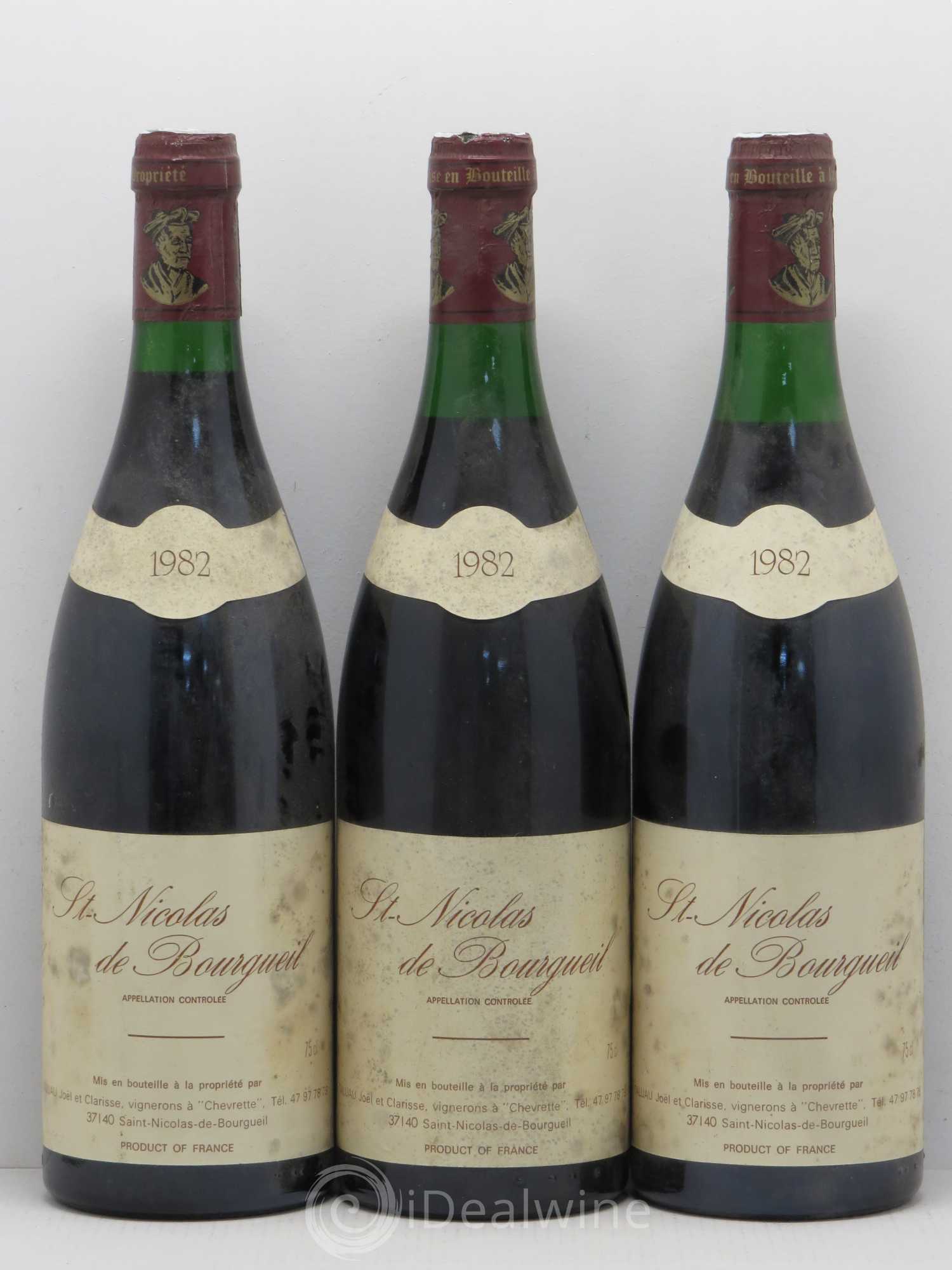 Saint-Nicolas de Bourgueil J. Taluau 1982 - Lot de 6 bouteilles - 2