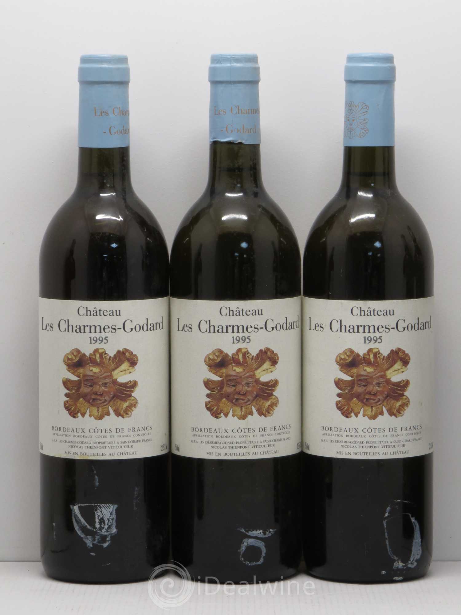 Côtes de Francs Château Les Charmes Godard 1995 - Lot de 12 bouteilles - 3