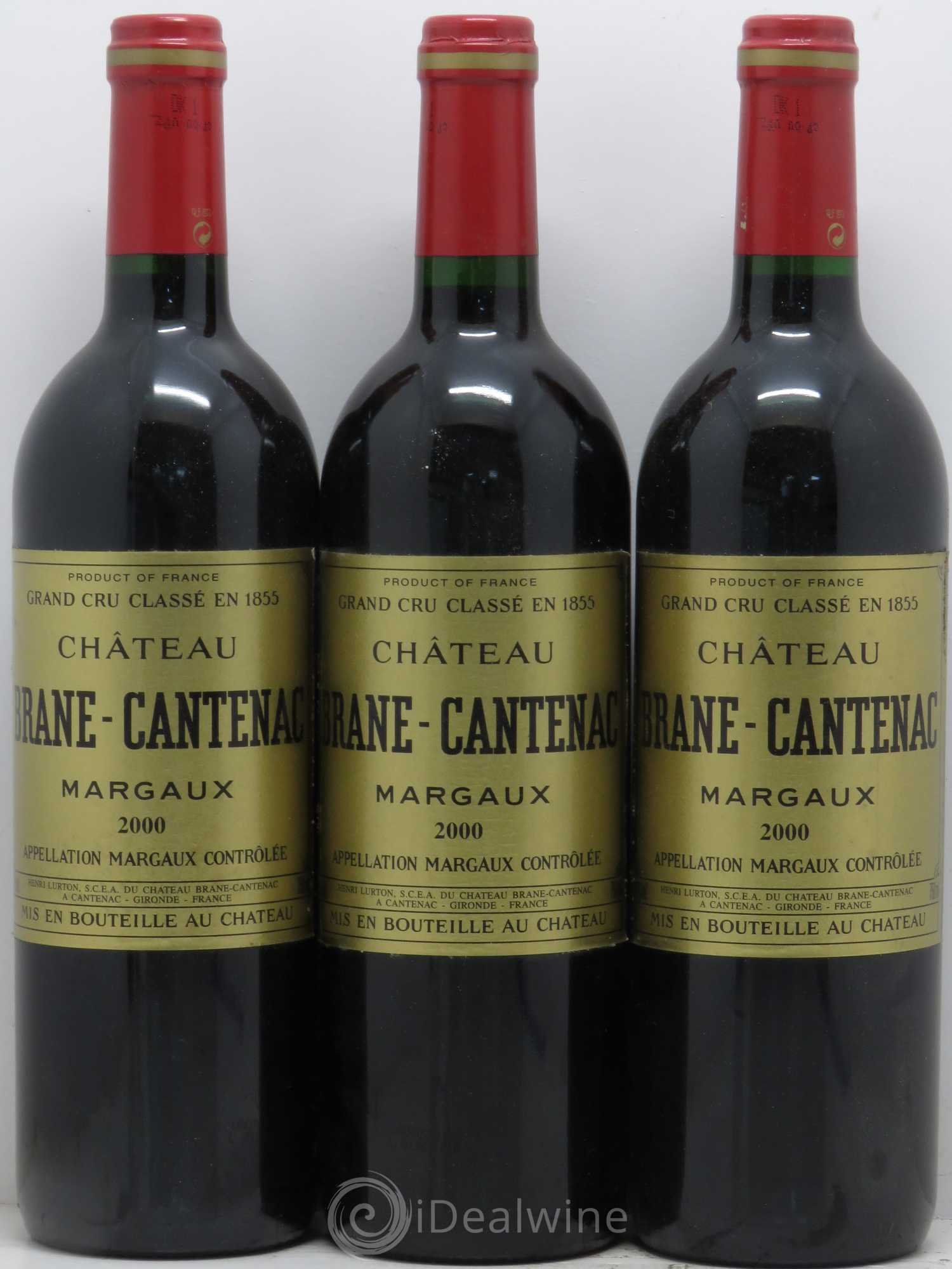 Château Brane Cantenac 2ème Grand Cru Classé 2000 - Lot of 12 bottles - 1