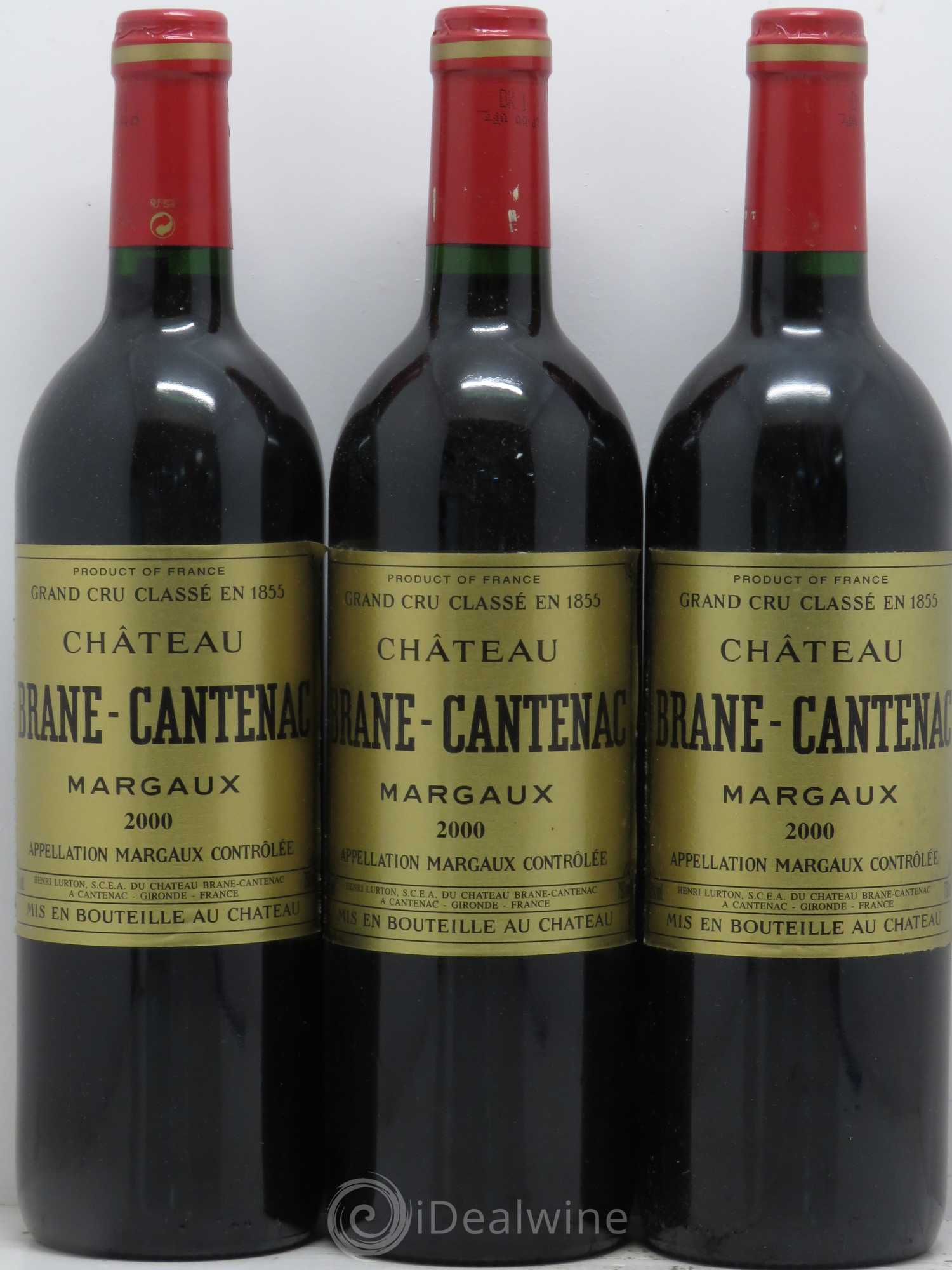 Château Brane Cantenac 2ème Grand Cru Classé 2000 - Lot of 12 bottles - 2