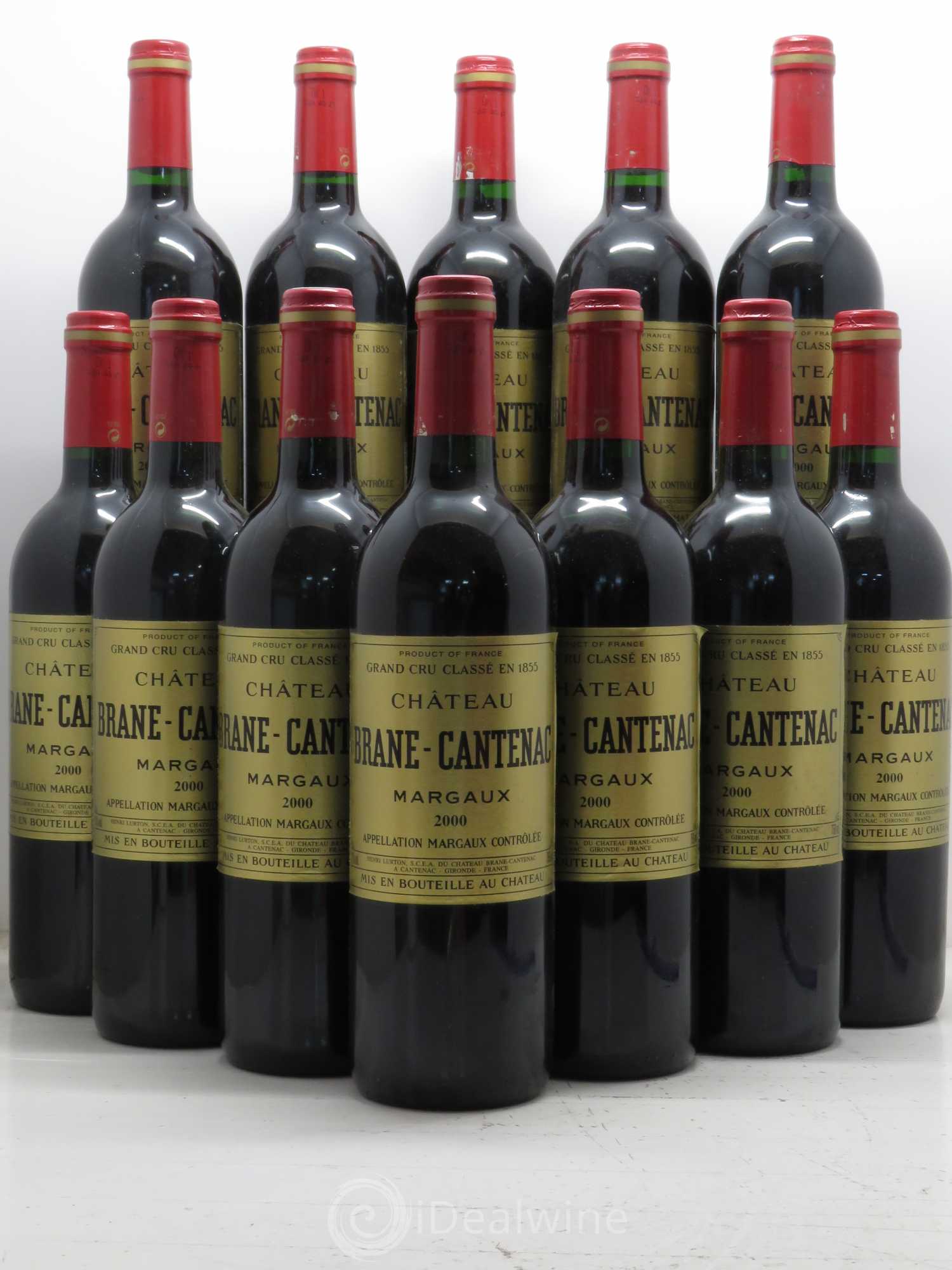 Château Brane Cantenac 2ème Grand Cru Classé 2000 - Lot of 12 bottles - 0