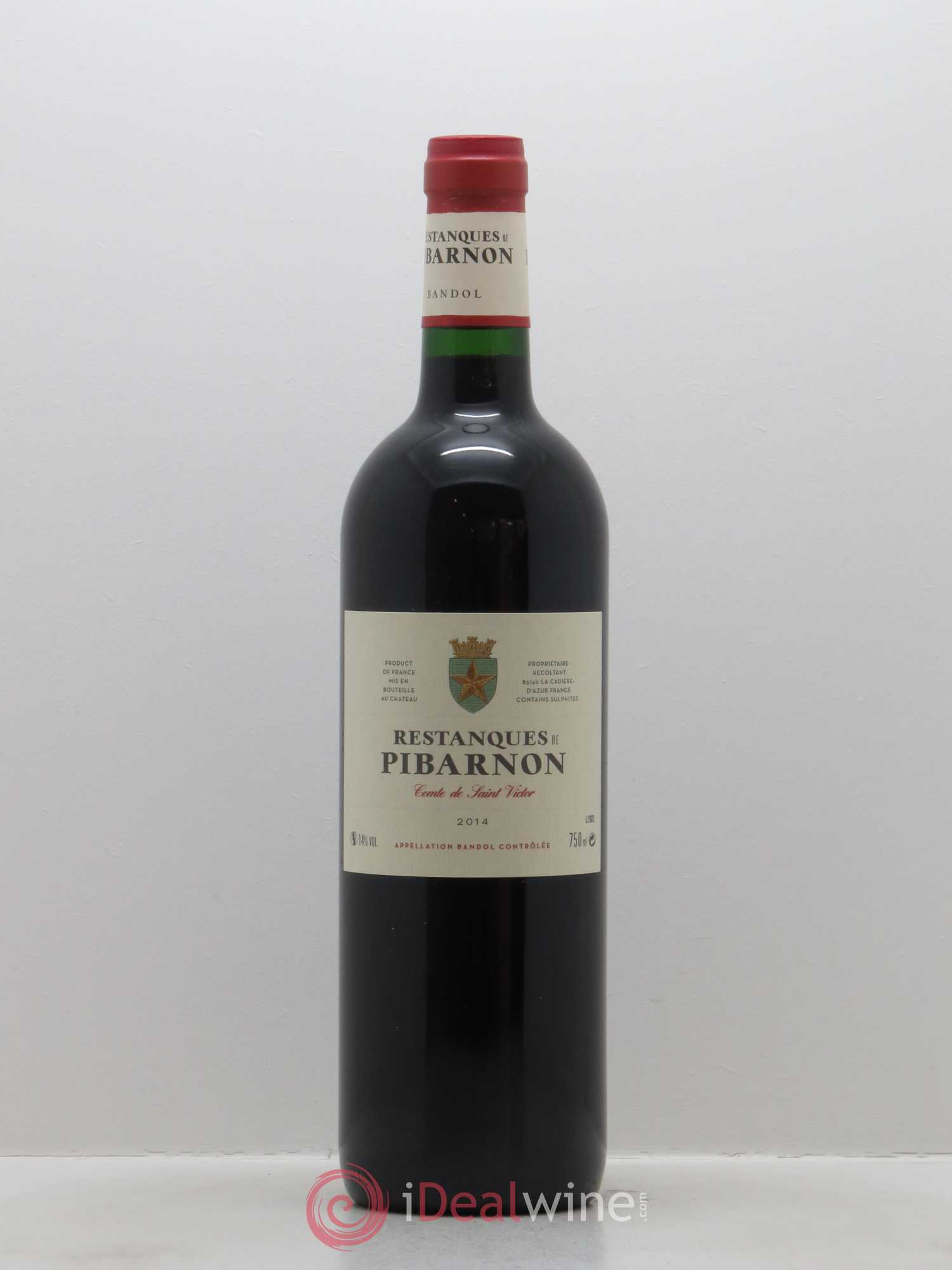 Bandol Château de Pibarnon  Les Restanques de Pibarnon Comte de Saint-Victor 2014 - Lot de 1 bouteille - 0