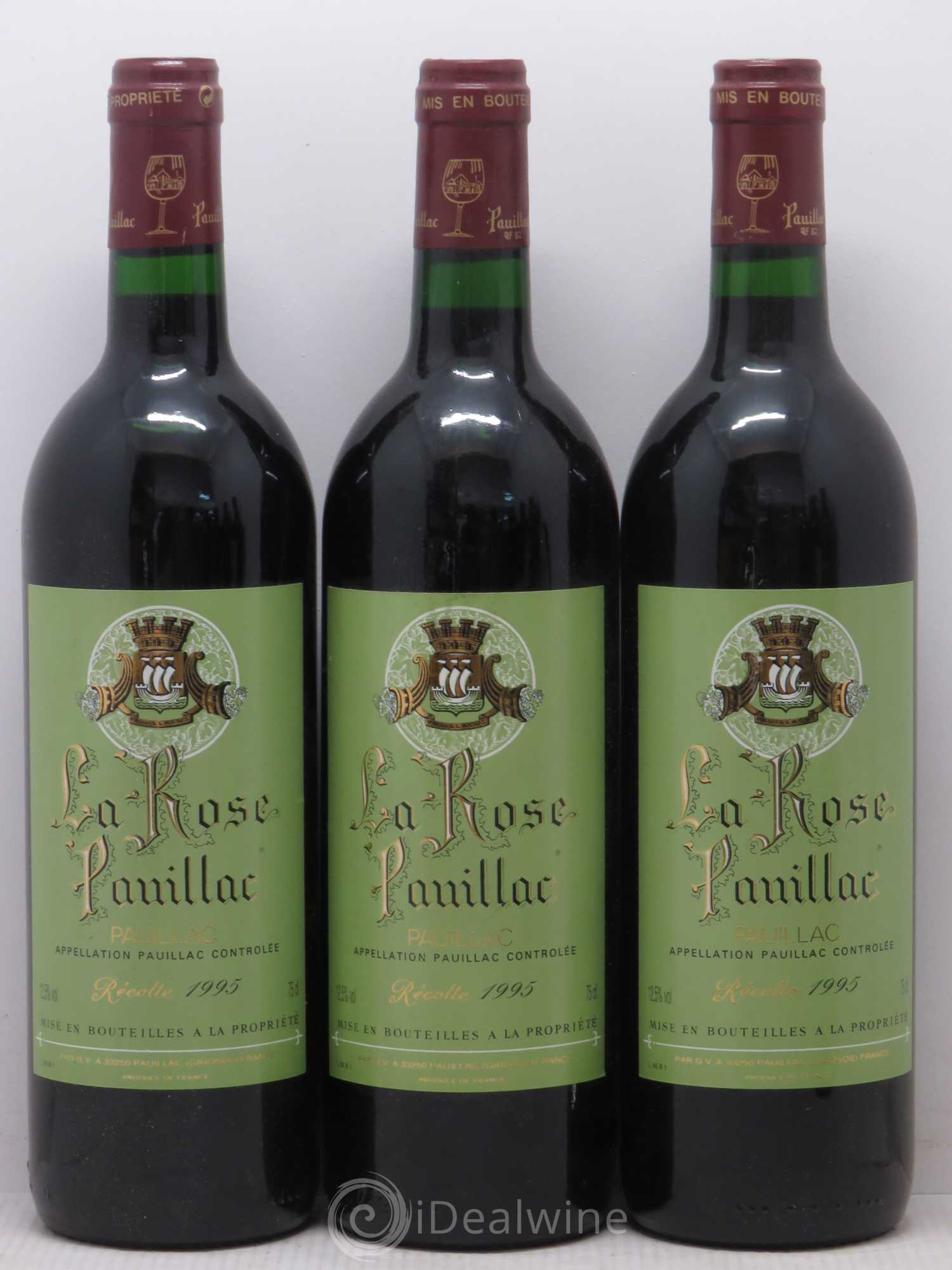 La Rose Pauillac 1995 - Lot de 6 bouteilles - 1