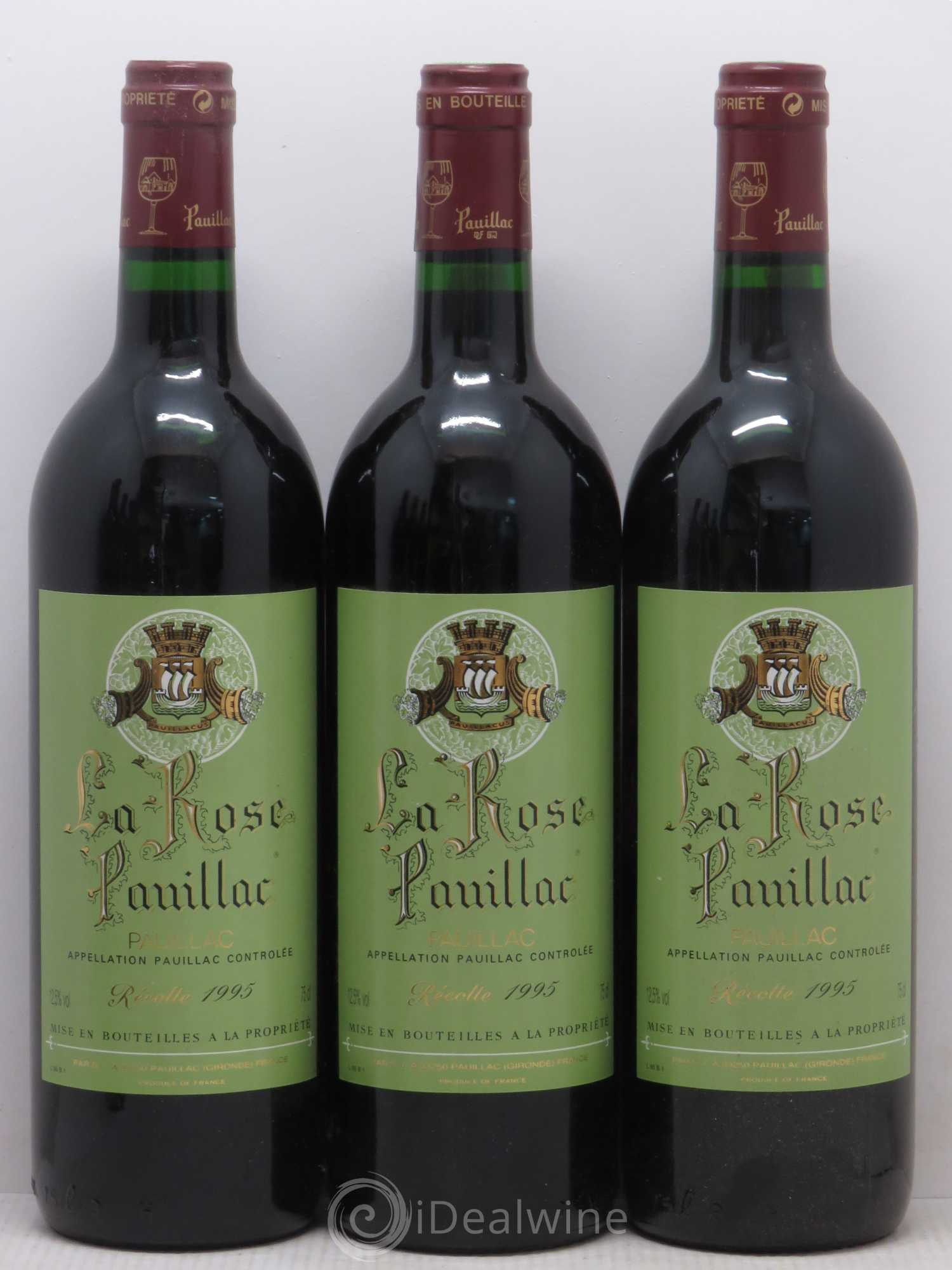 La Rose Pauillac 1995 - Lot de 6 bouteilles - 2