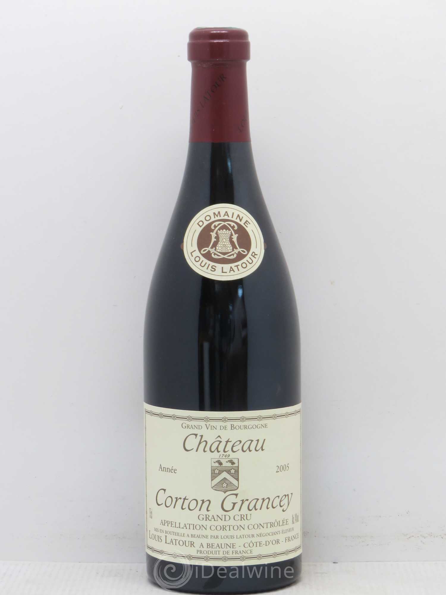 Corton Grand Cru Château Corton Grancey Louis Latour 2005 - Lot de 1 bouteille - 0