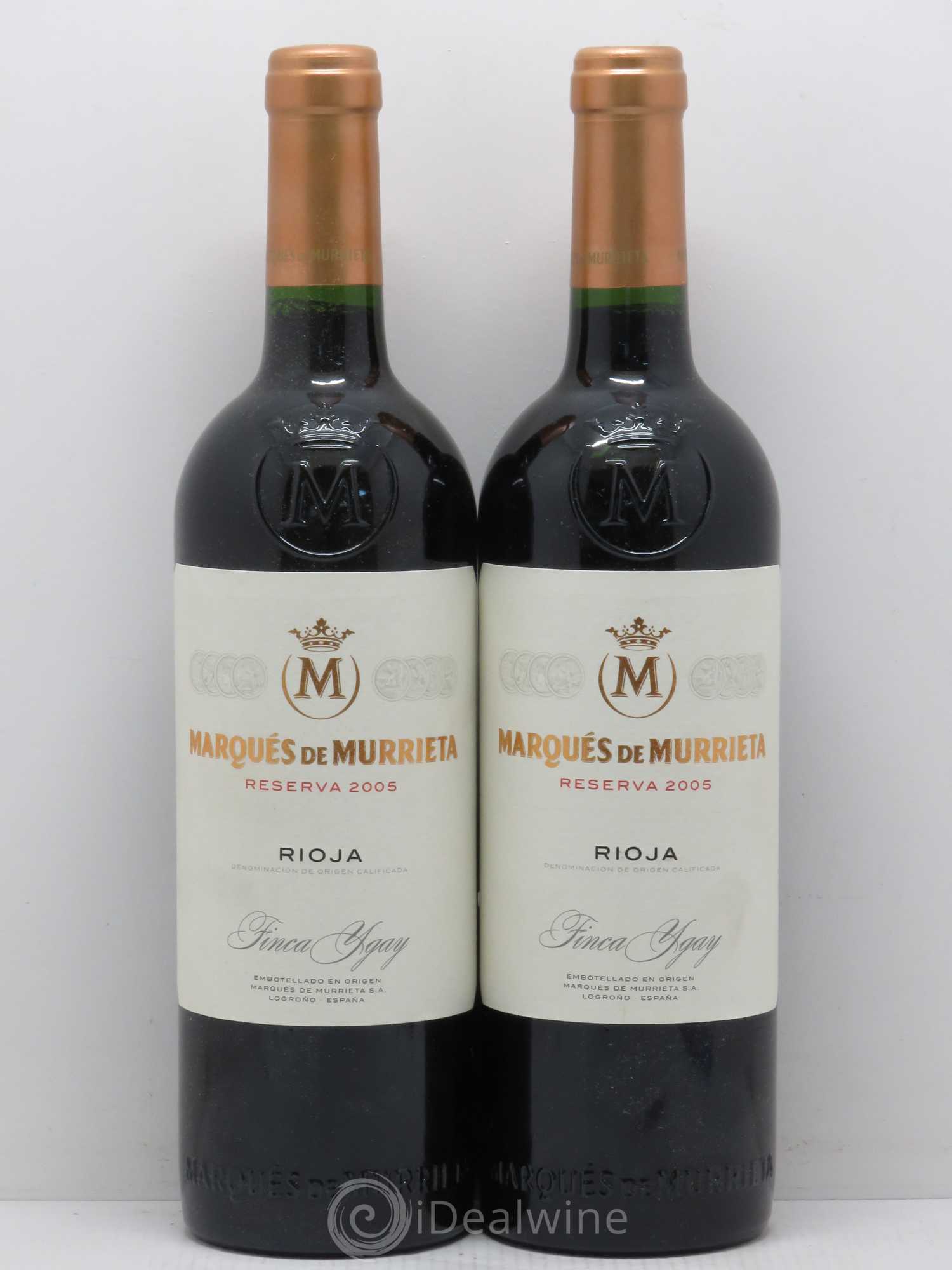 Rioja DOCA Reserva Marqués de Murrieta 2005 - Lot of 2 bottles - 0