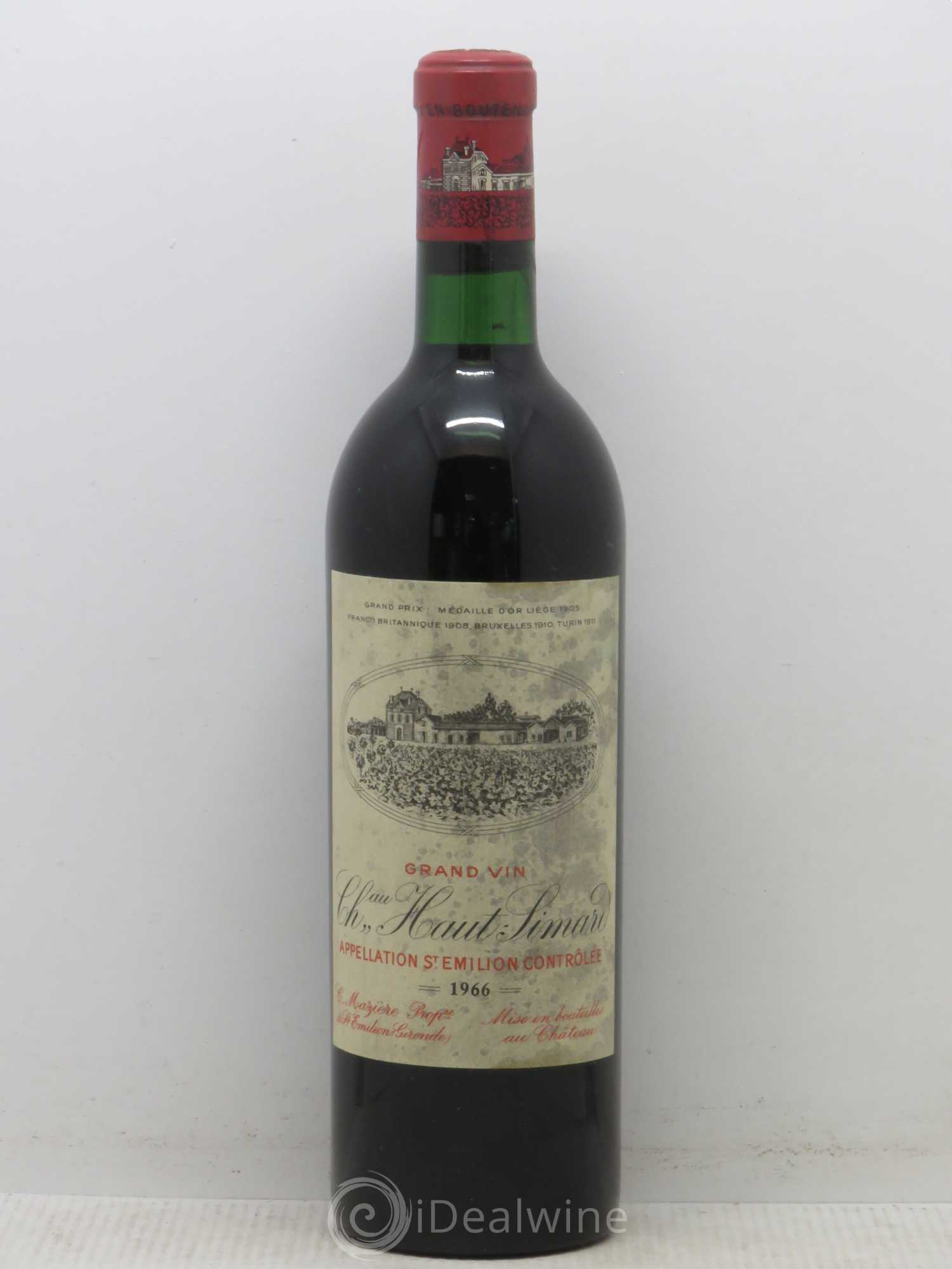 Château Haut-Simard 1966 - Lot de 1 bouteille - 0