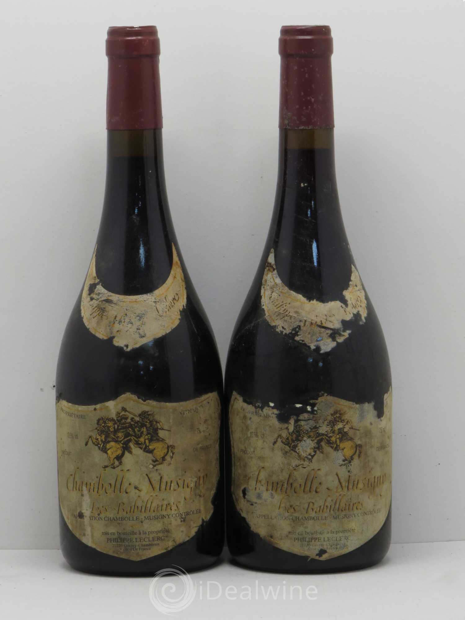 Chambolle-Musigny Les Babillaires Philippe Leclerc - Lot de 2 bouteilles - 0