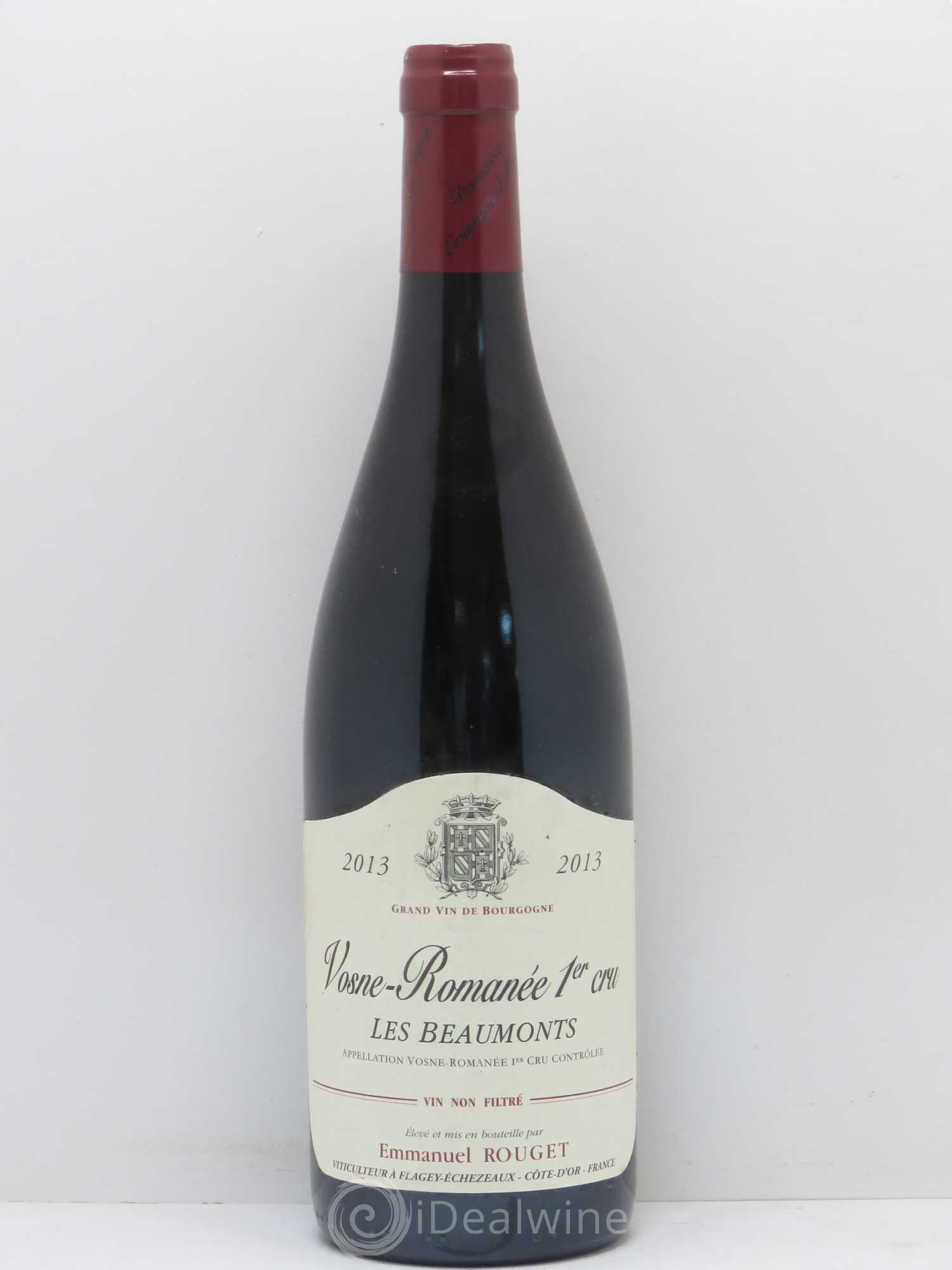 Vosne-Romanée 1er Cru Les Beaumonts Emmanuel Rouget 2013 - Lot de 1 bouteille - 0