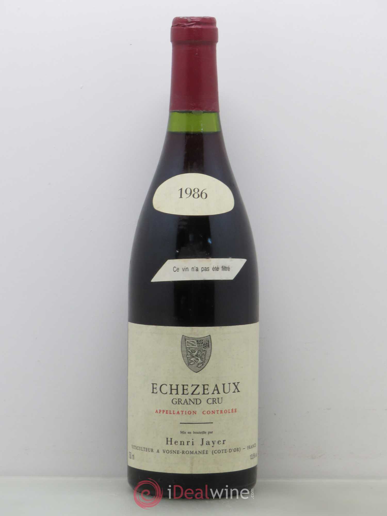 Echezeaux Grand Cru Henri Jayer 1986 - Lot de 1 bouteille - 0