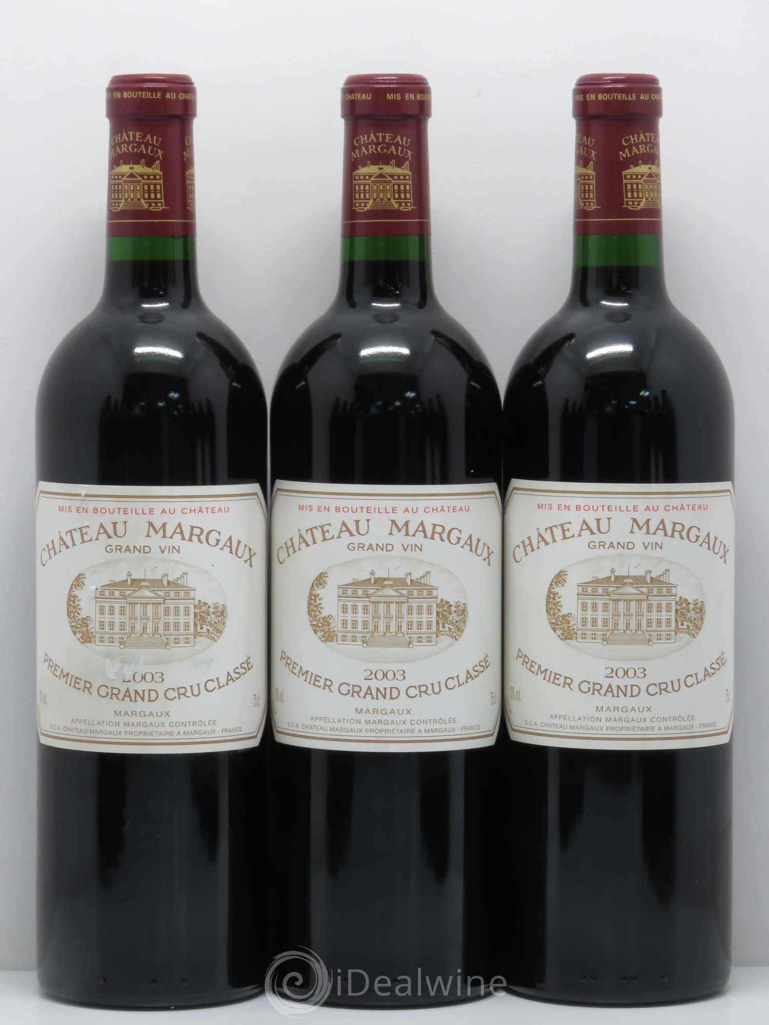 Château Margaux 1er Grand Cru Classé 2003 - Lot of 12 bottles - 1