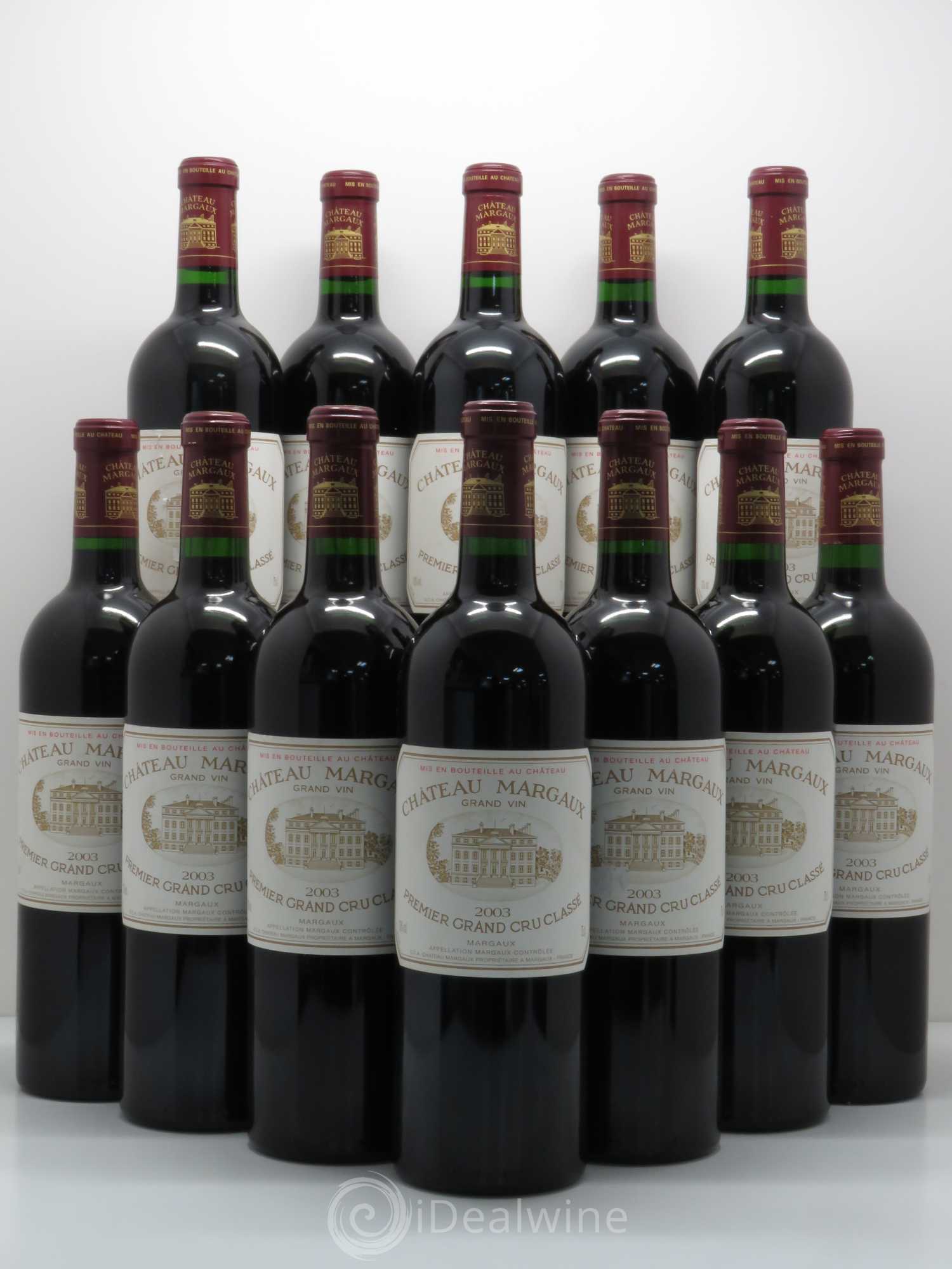 Château Margaux 1er Grand Cru Classé 2003 - Lot of 12 bottles - 0