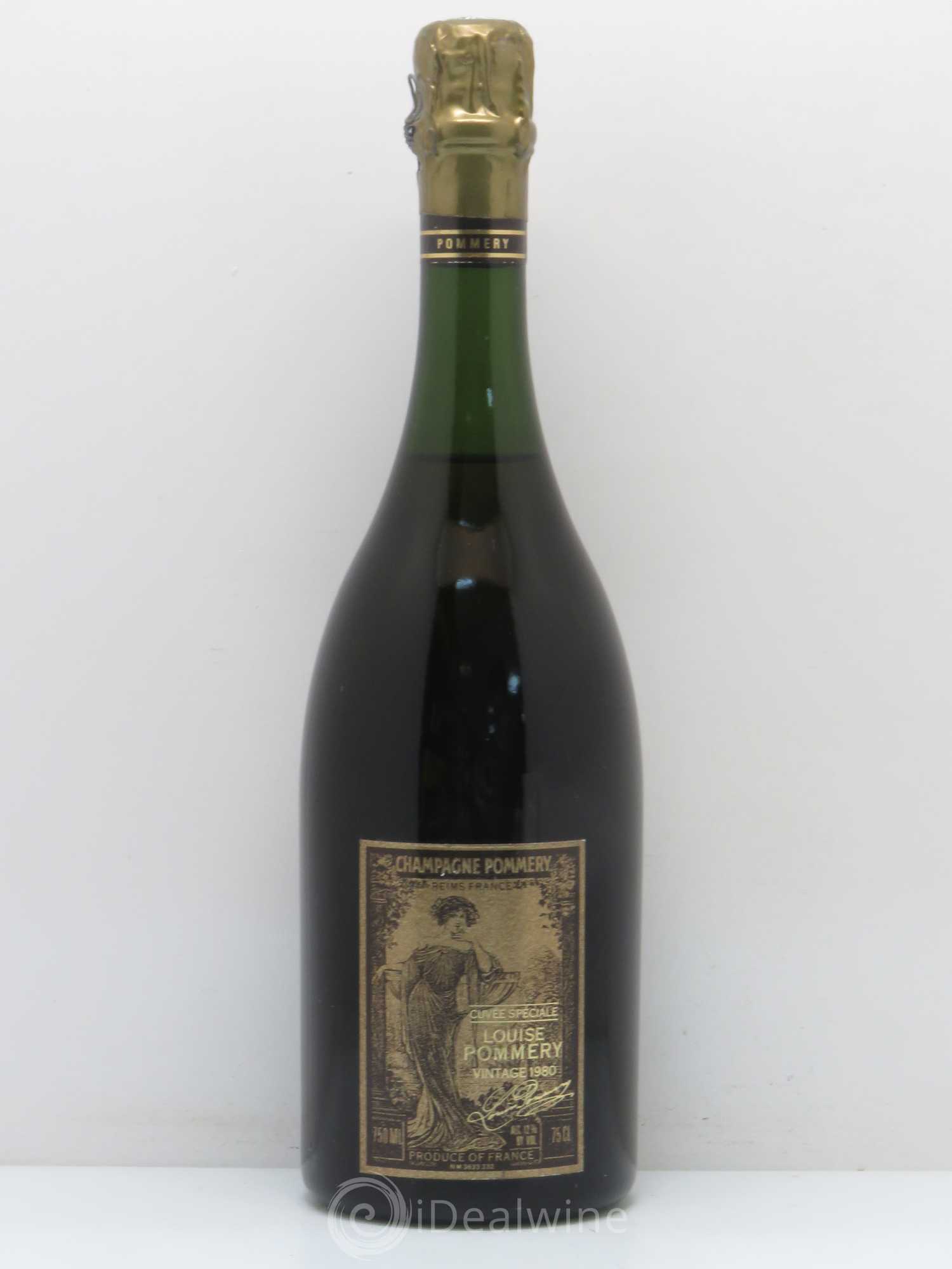 Cuvée Louise Pommery 1980 - Lot de 1 bouteille - 0