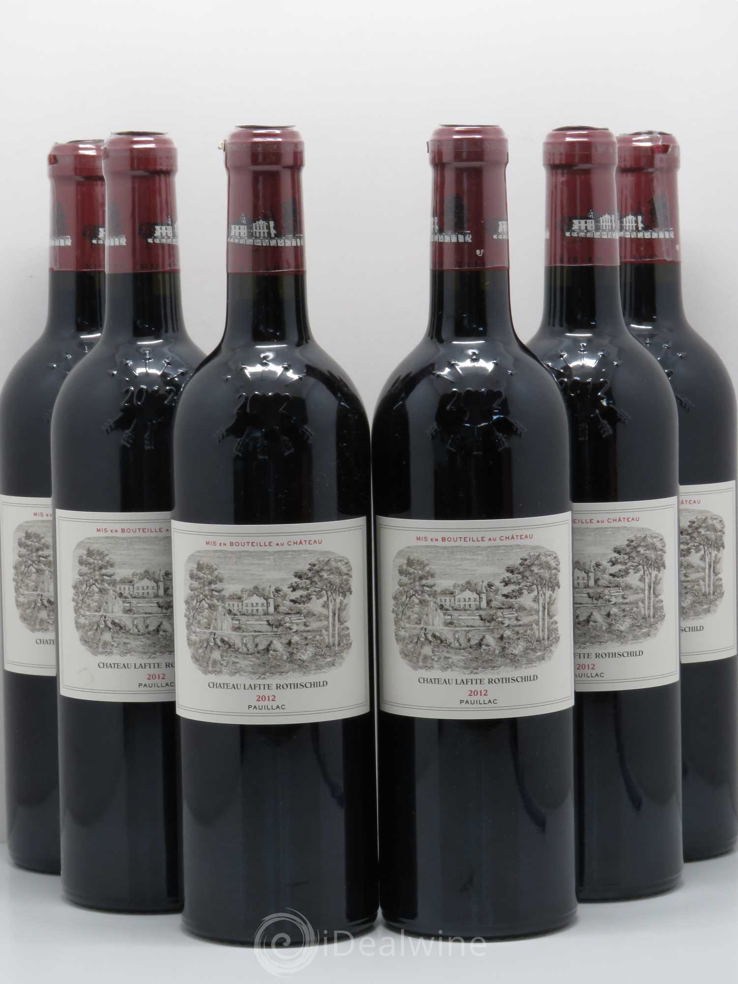 Château Lafite Rothschild 1er Grand Cru Classé 2012 - Lot de 6 bouteilles - 0