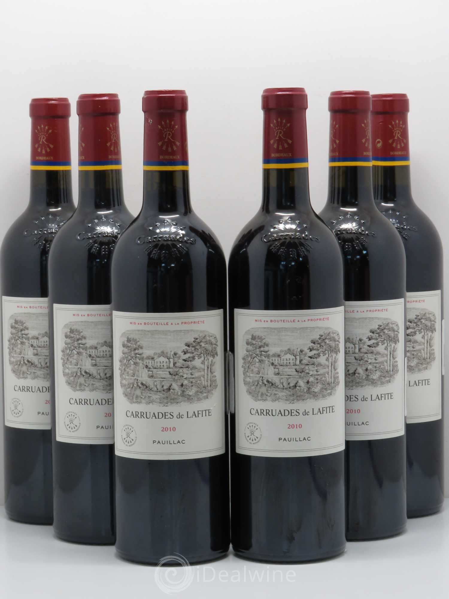 Carruades de Lafite Rothschild Second Vin 2010 - Lot of 6 bottles - 0