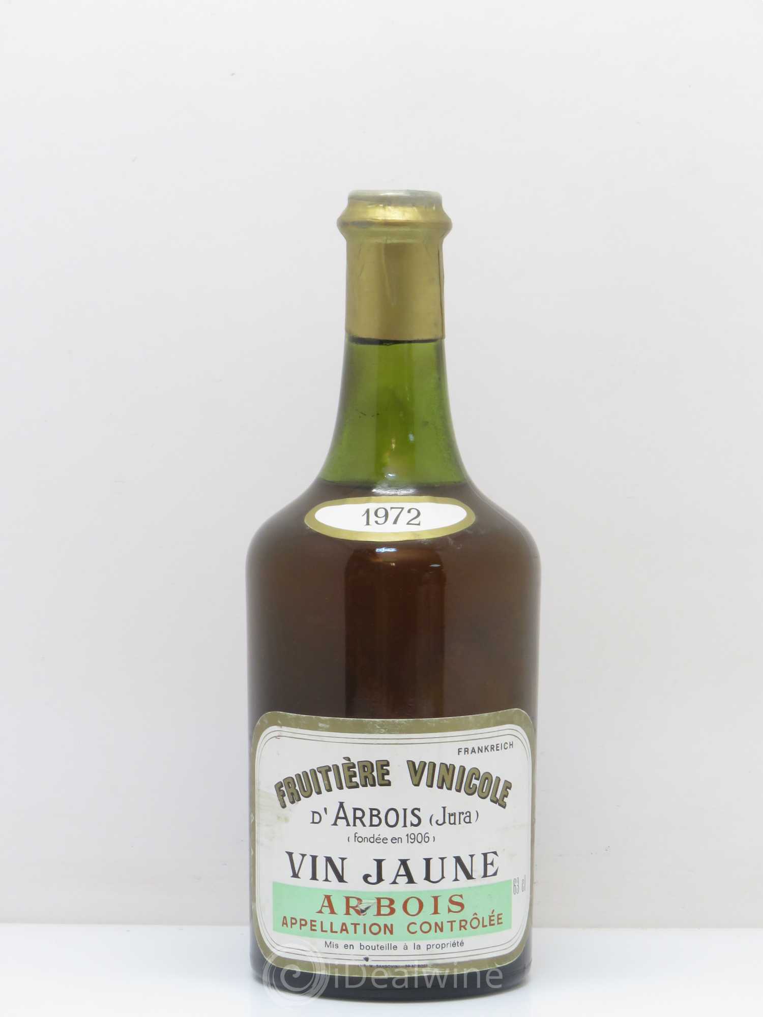 Arbois Vin Jaune Fruitière Vinicole d'Arbois 1972 - Lot de 1 bouteille - 0