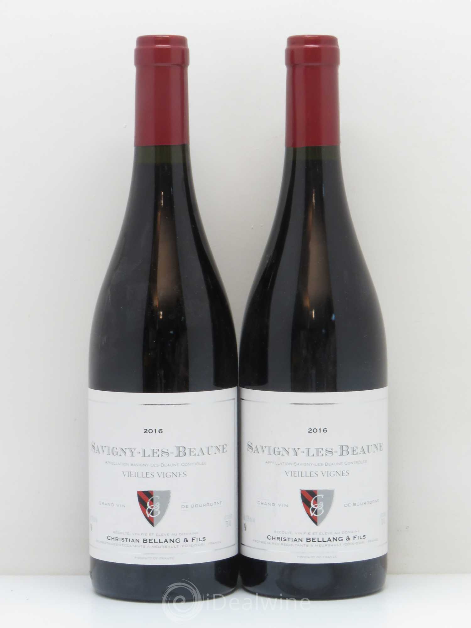 Savigny-lès-Beaune Vieilles Vignes Bellang Et Fils (sans prix de réserve) 2016 - Lot de 2 bouteilles - 0