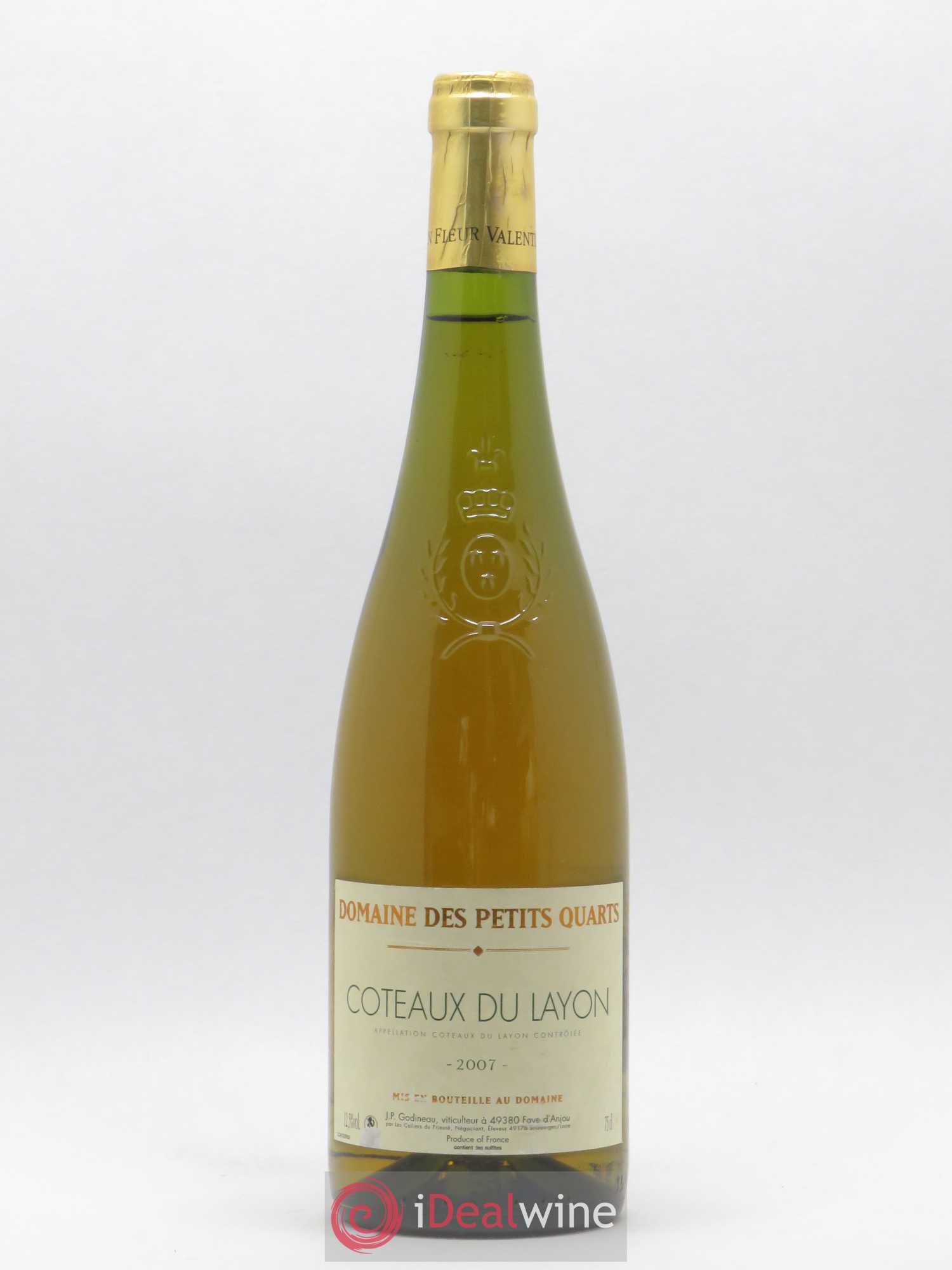 Coteaux du Layon Domaine Des Petits Quarts 2007 - Lot de 1 bouteille - 0