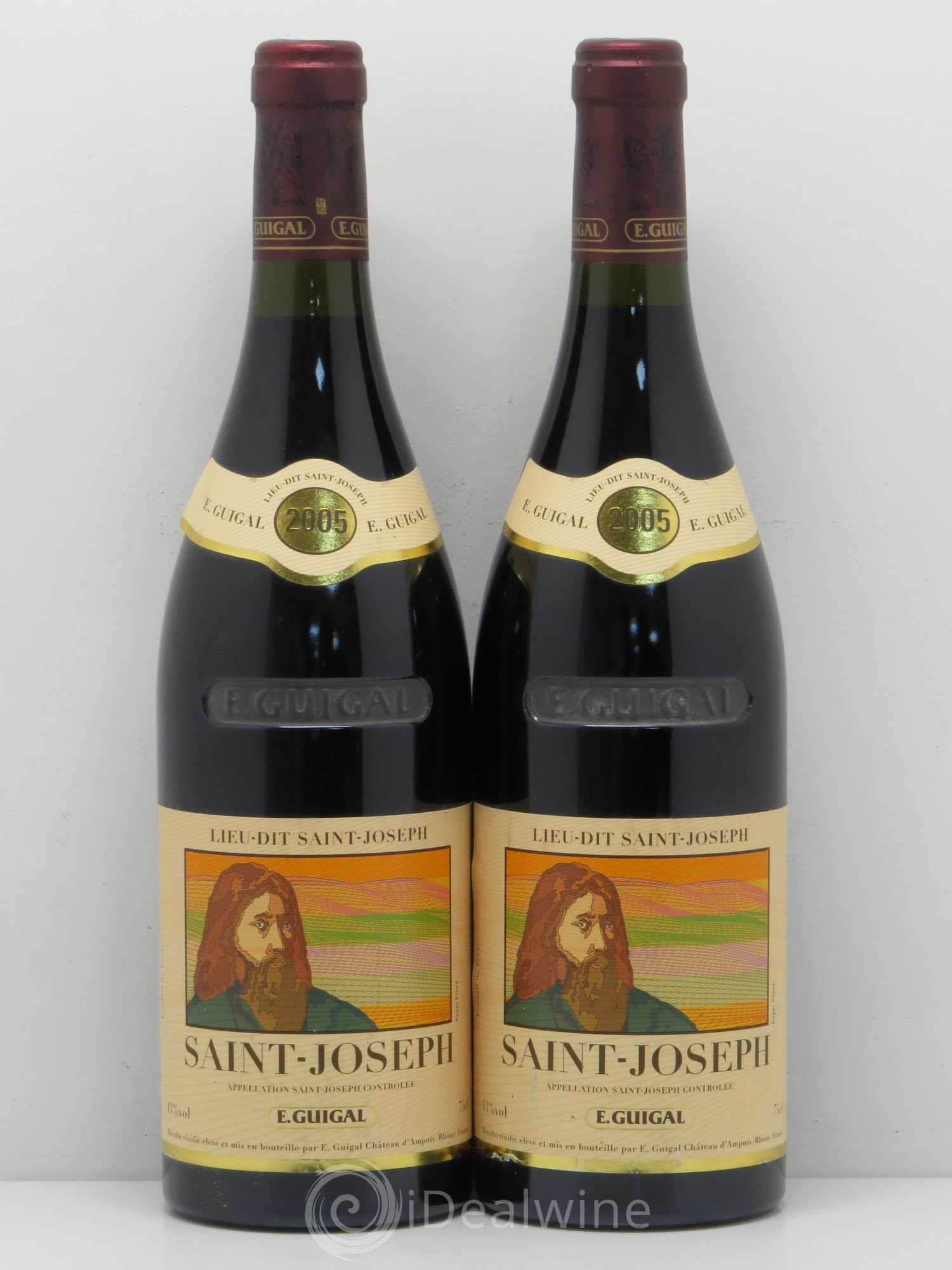 Saint-Joseph Lieu-dit Saint-Joseph Guigal 2005 - Lot de 2 bouteilles - 0