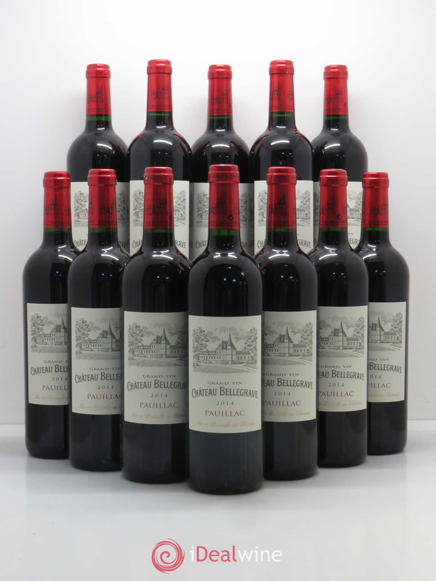 Château Bellegrave Cru Bourgeois 2014 - Lot de 12 bouteilles - 0