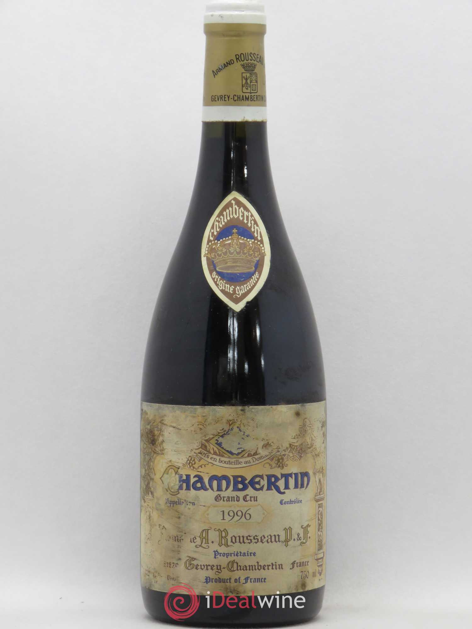 Chambertin Grand Cru Armand Rousseau (Domaine) 1996 - Lot of 1 bottle - 0