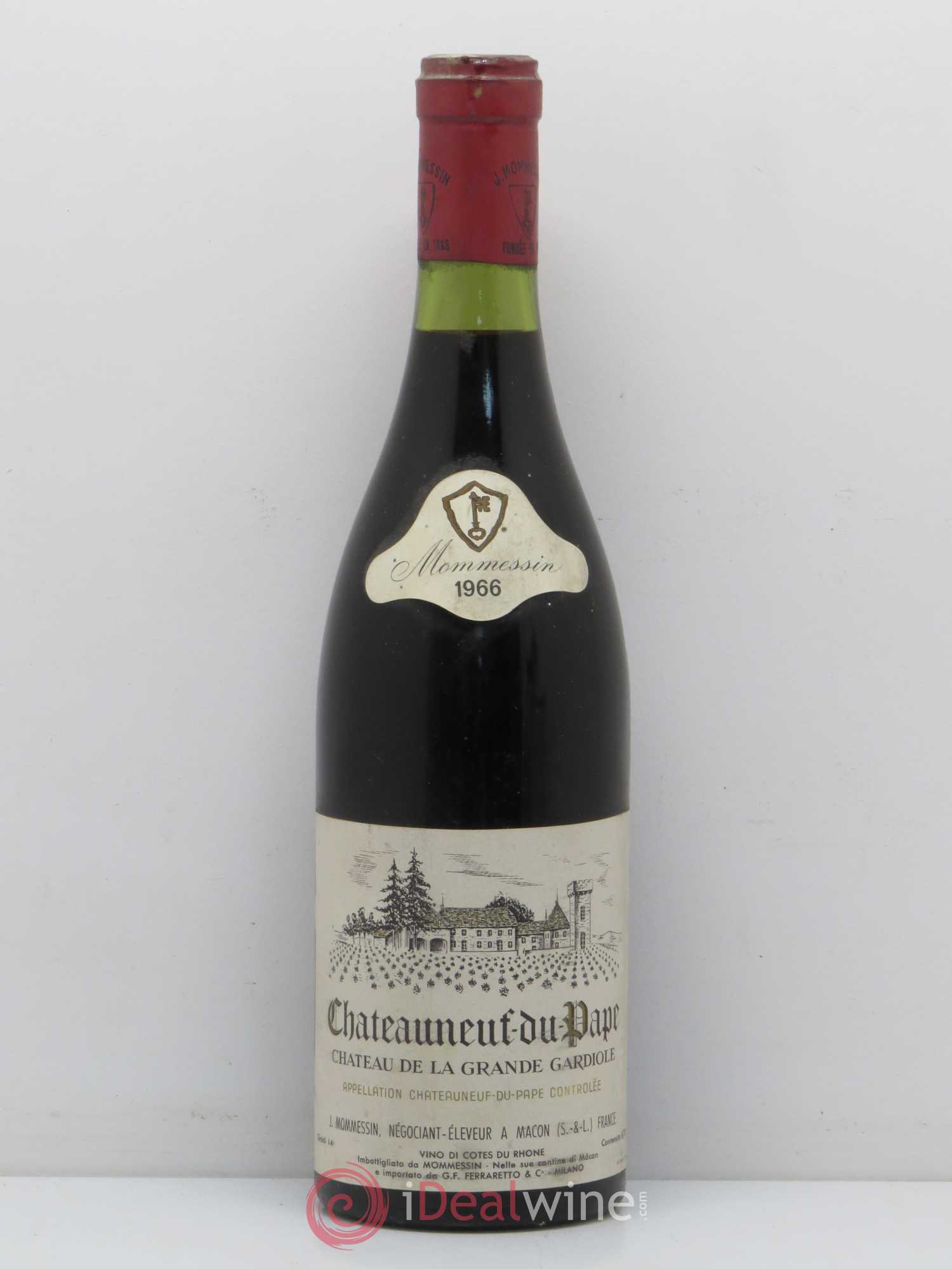 Châteauneuf-du-Pape Château de la grande Gardiole Mommessin 1966 - Lot de 1 bouteille - 0