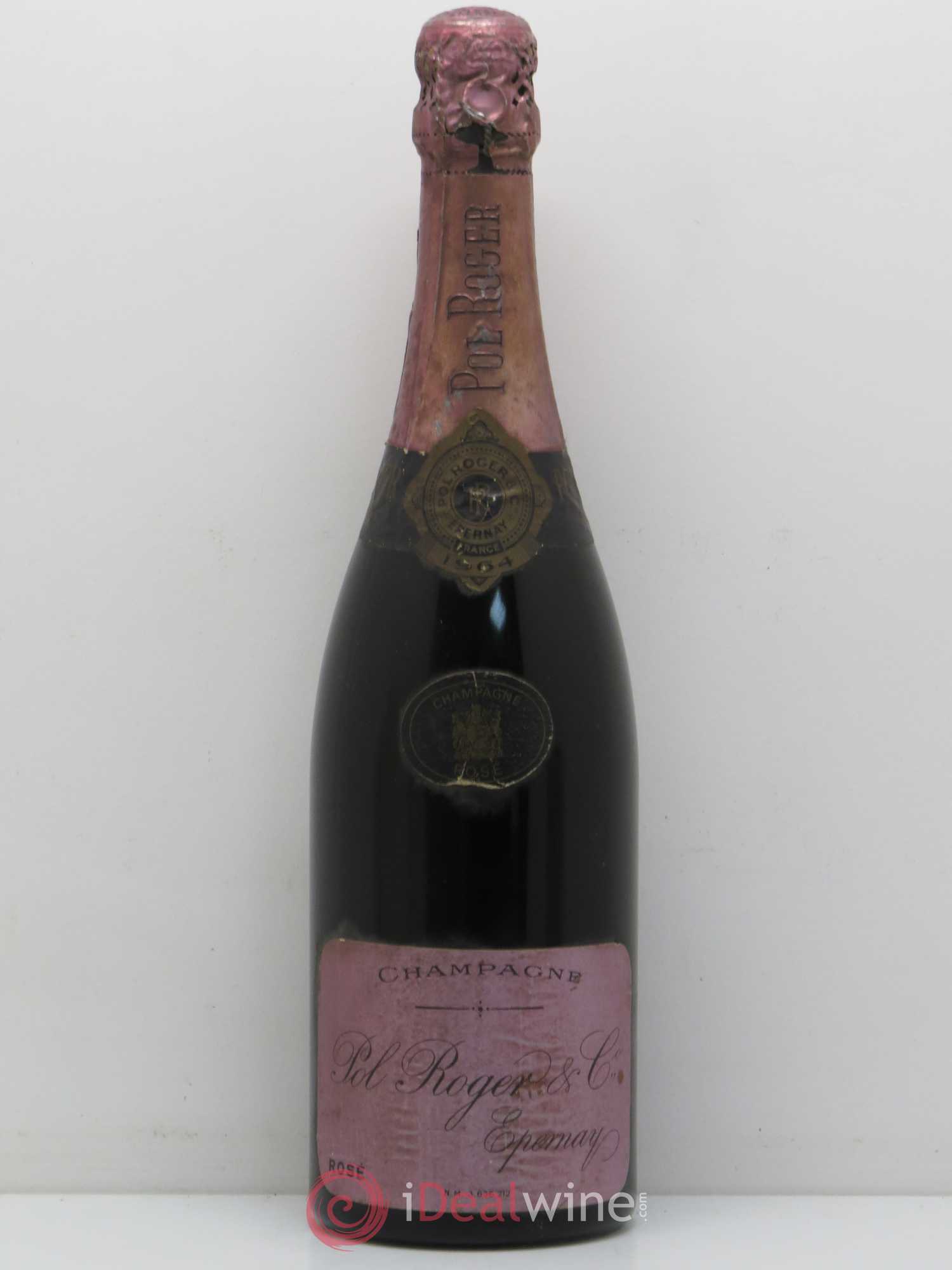 Rosé Brut Pol Roger 1964 - Lot de 1 bouteille - 0