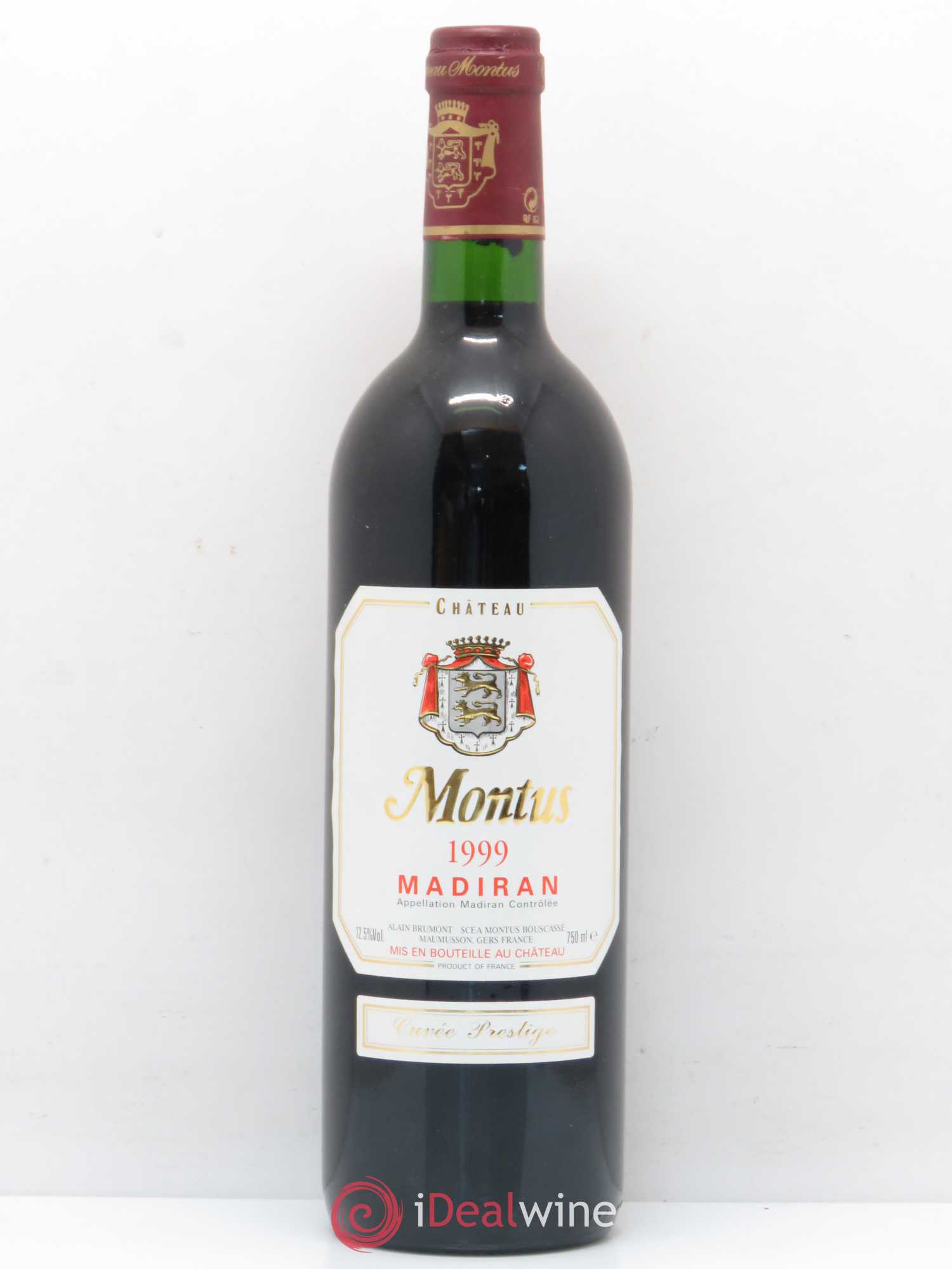 Madiran Château Montus Alain Brumont prestige 1999 - Lot of 1 bottle - 0