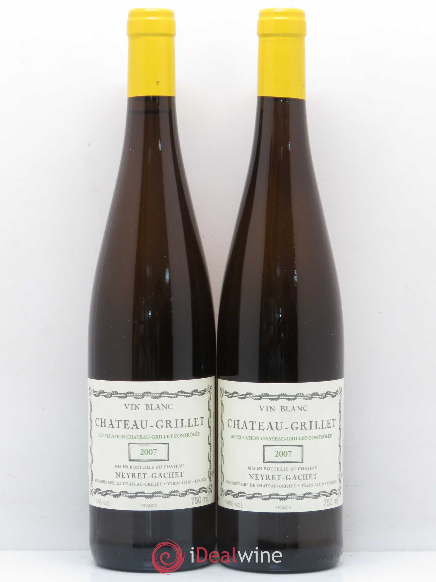 Château Grillet Château-Grillet 2007 - Lot de 2 bouteilles - 0